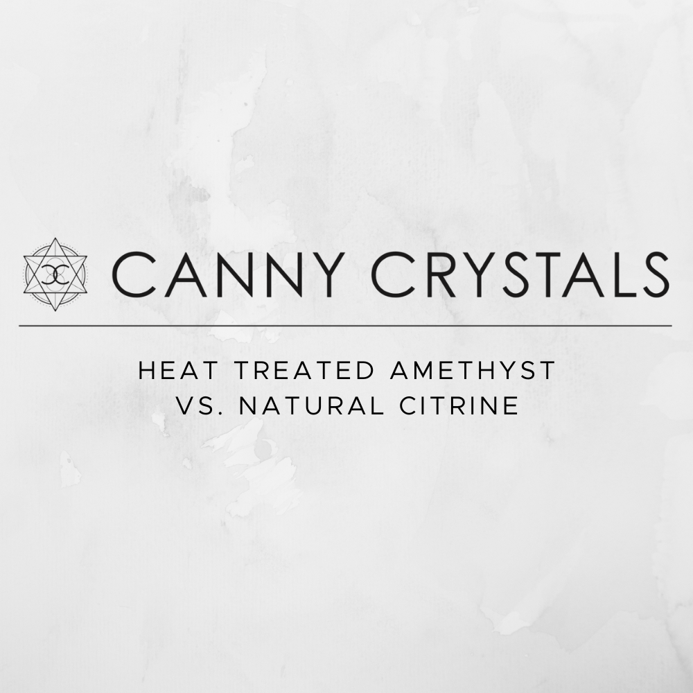 Heat treated amethyst vs. natural citrine