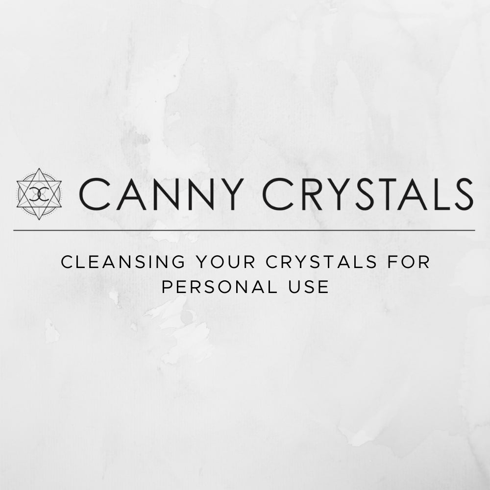 Cleansing Your Crystals for Personal Use