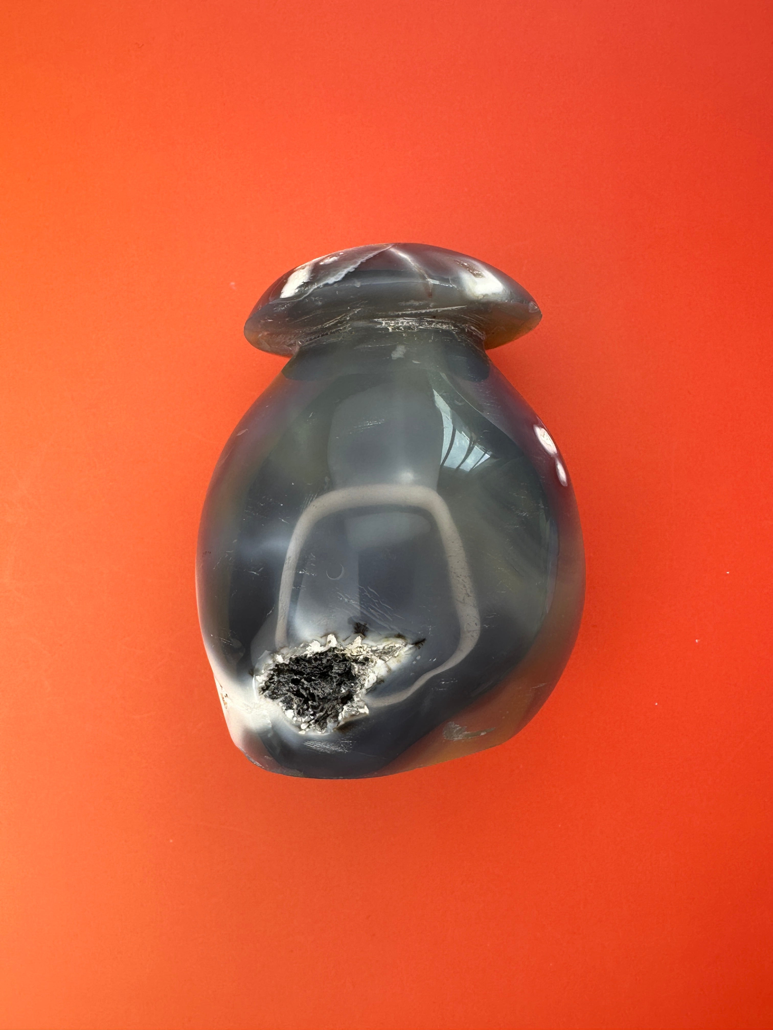 Orca agate - Mushroom free form