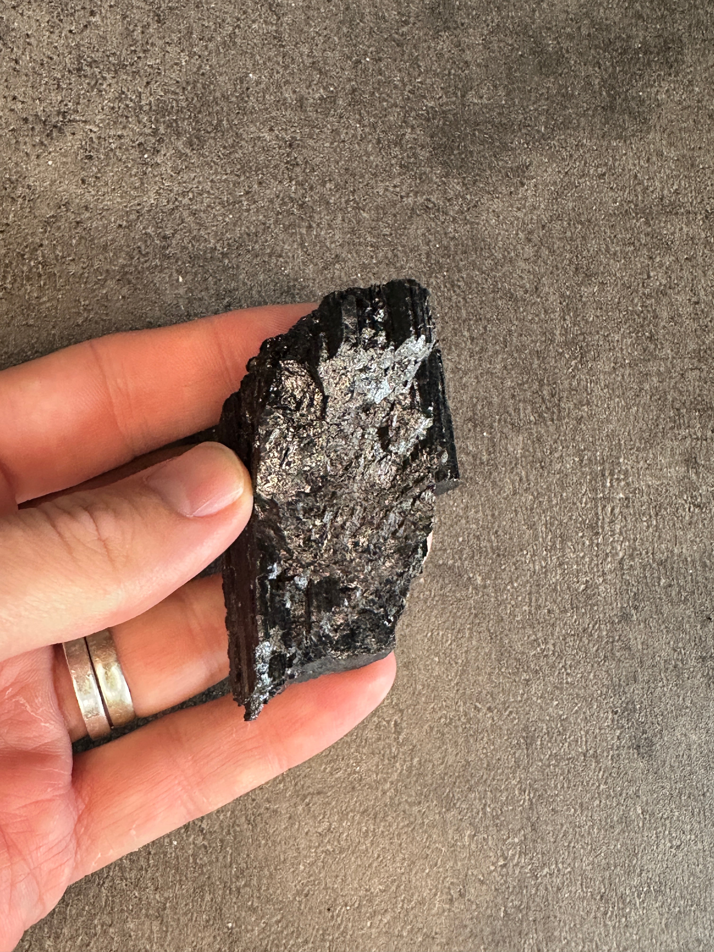 Black tourmaline - Large rough chunk