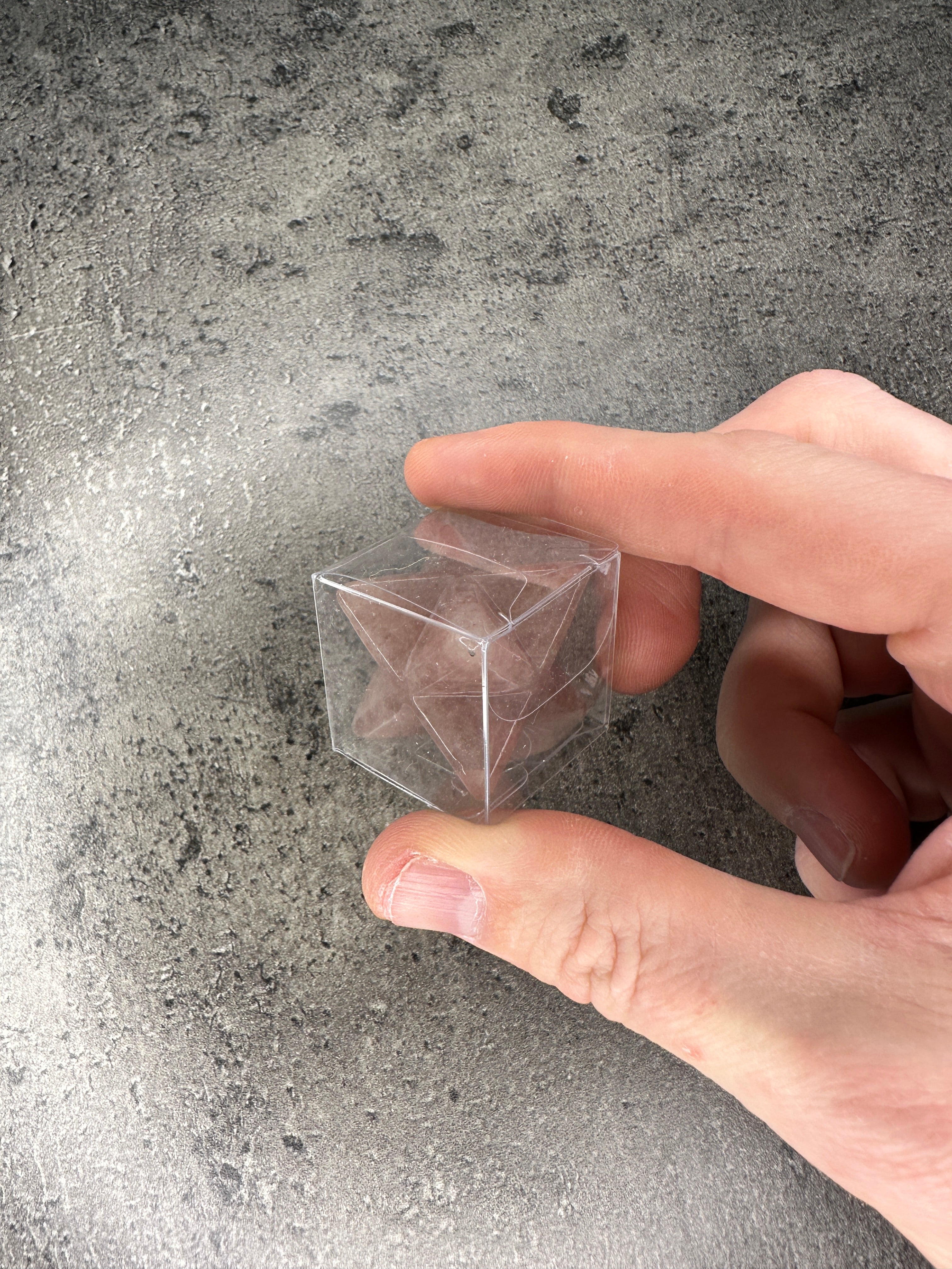 Strawberry quartz - Merkaba