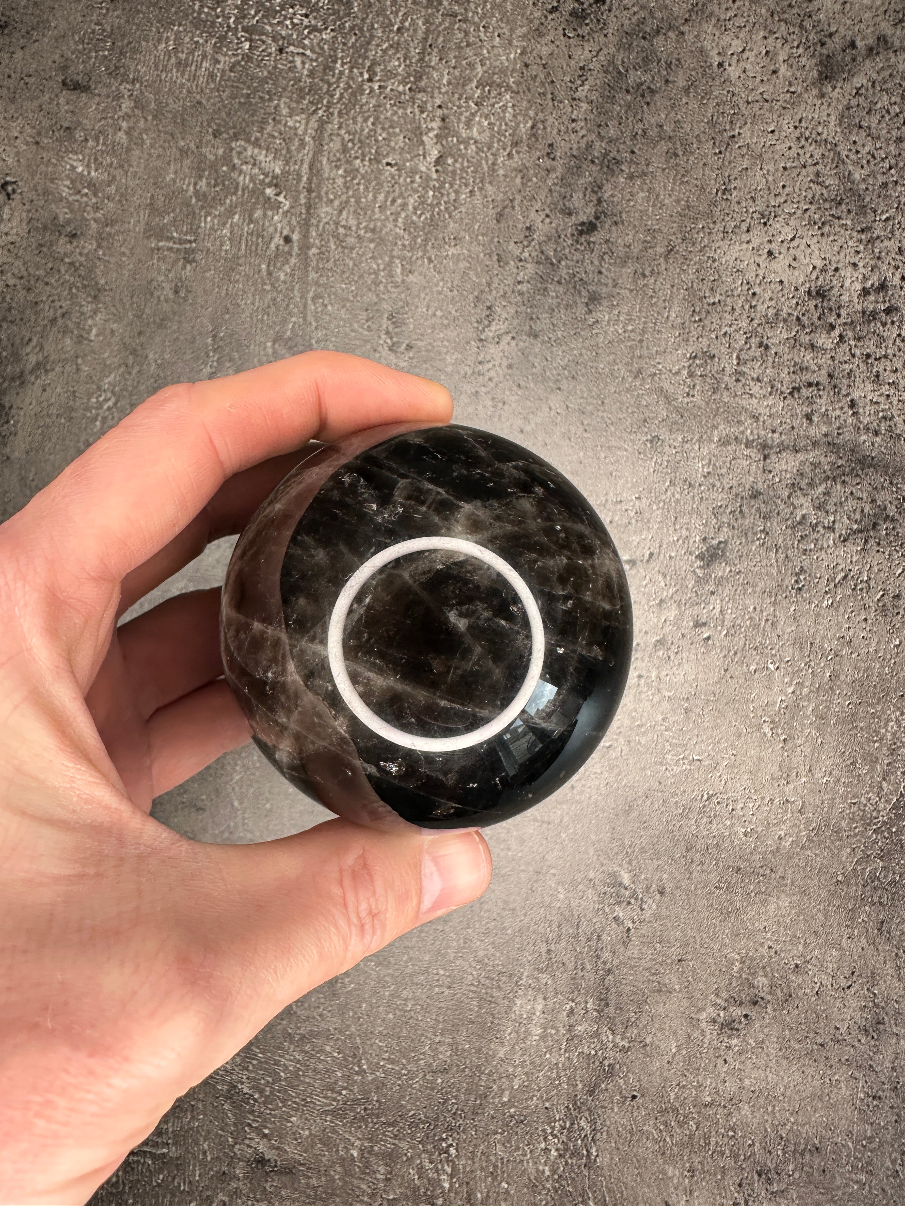 Black moonstone - XL Sphere