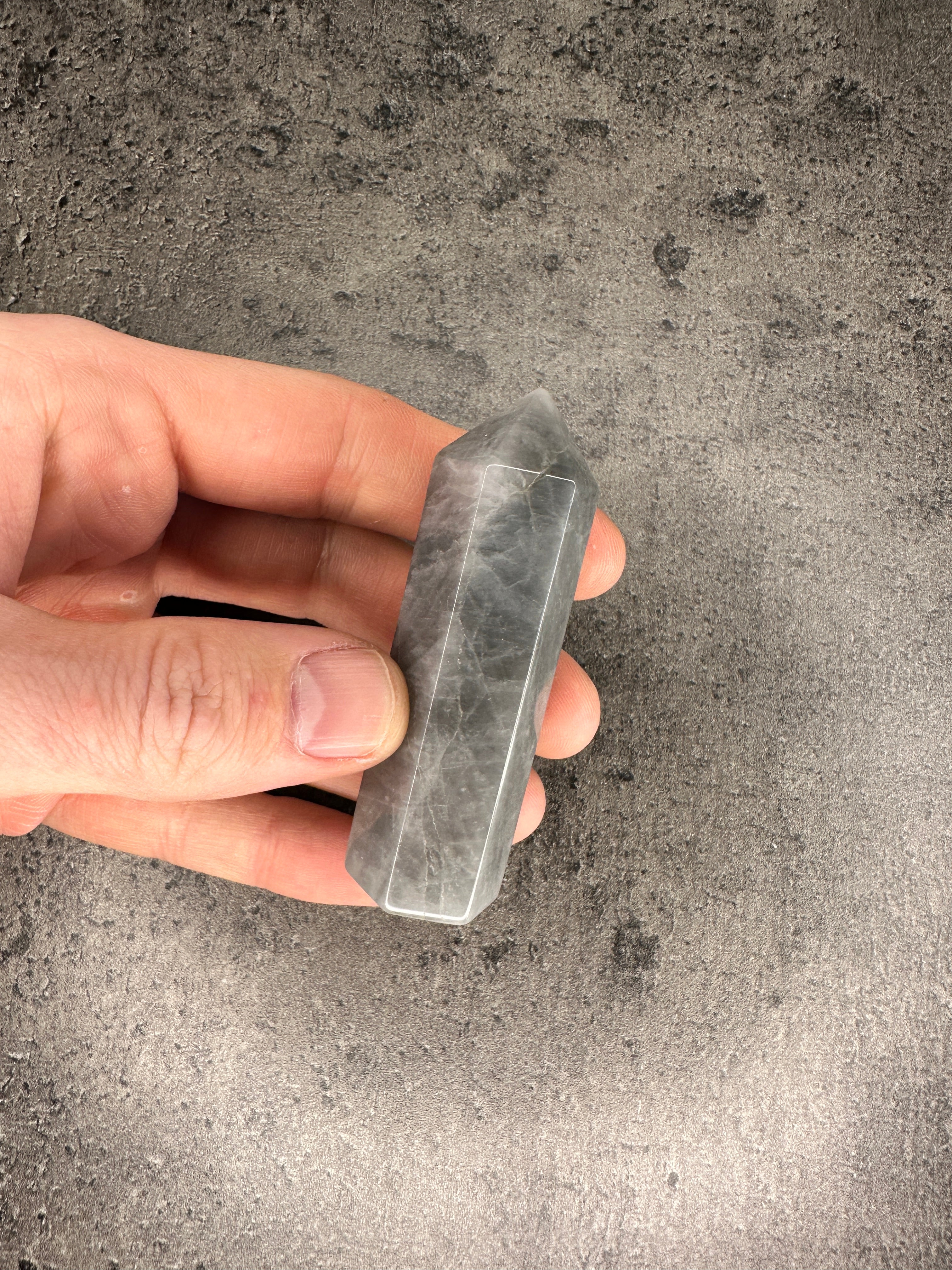 Lunar rose quartz - Tower