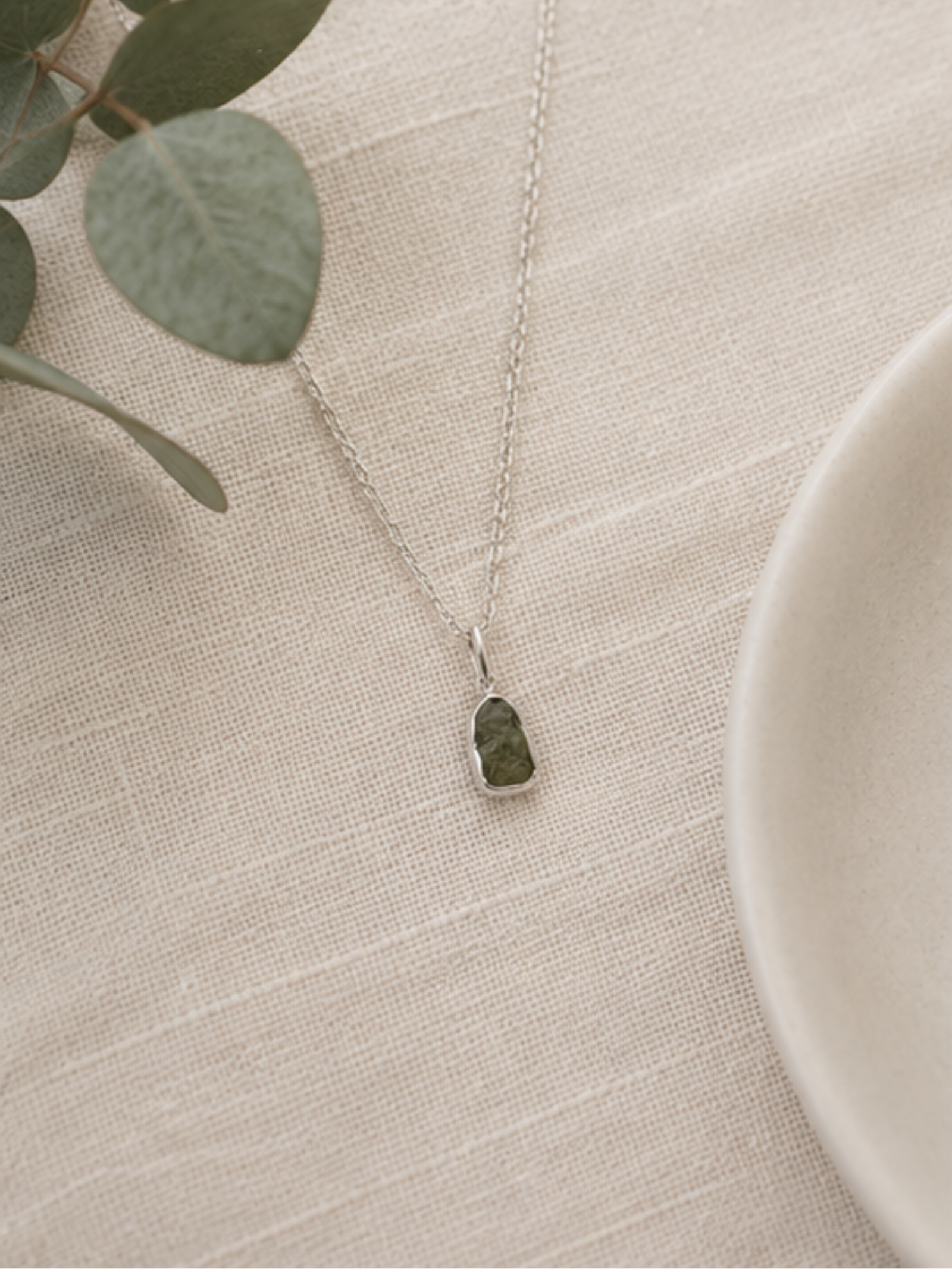 Moldavite - Mini necklace pendant