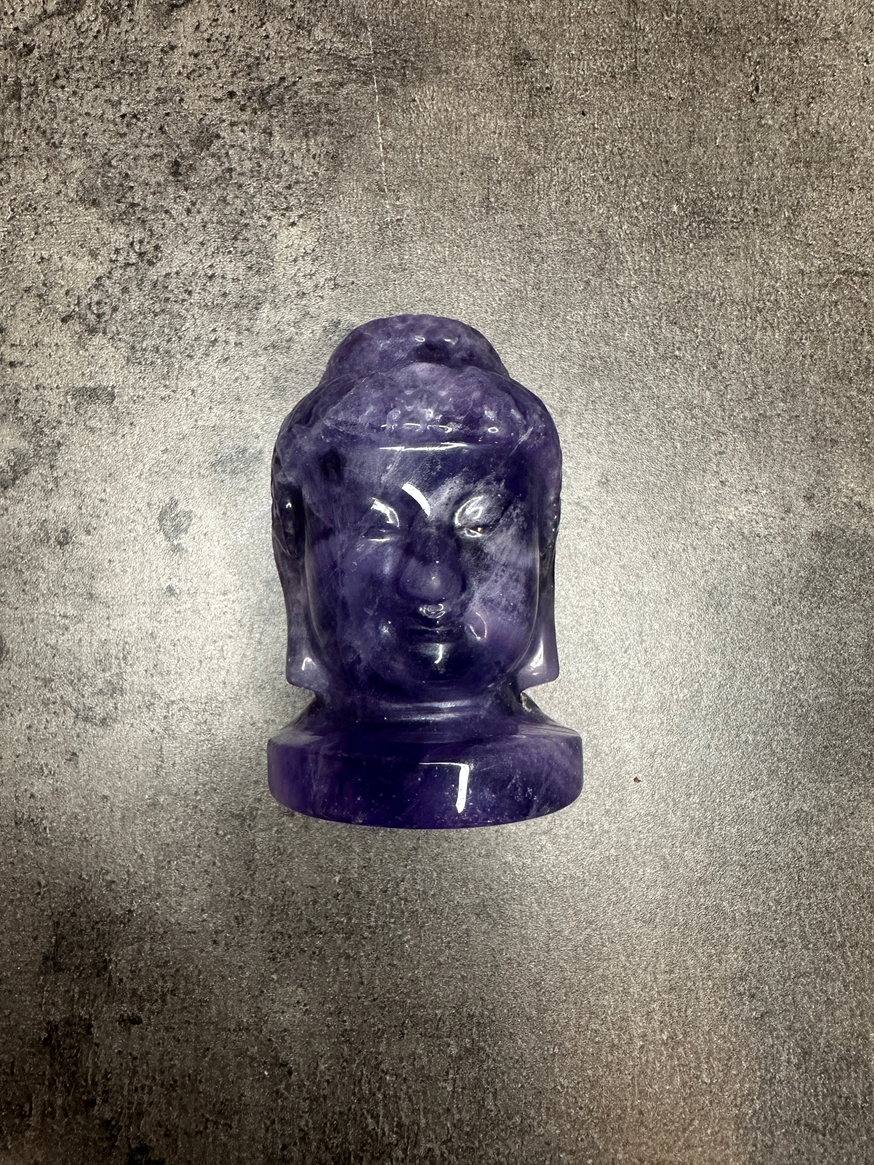 Fluorite - Buddha head