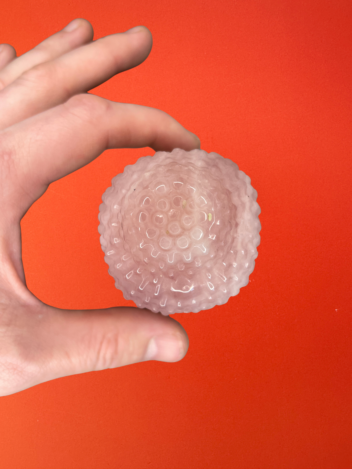 Rose quartz - Buddha head