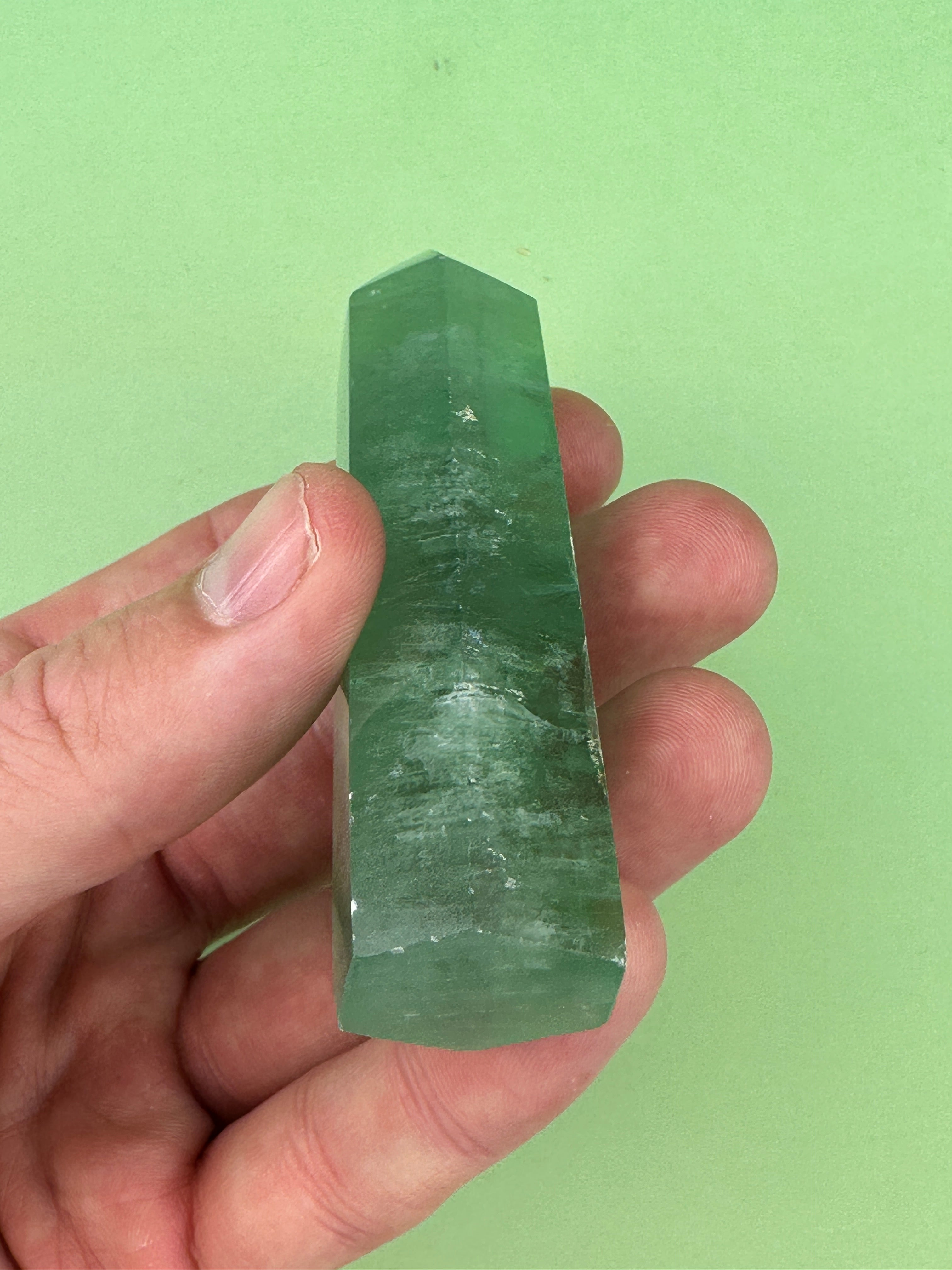 Green fluorite - Tower