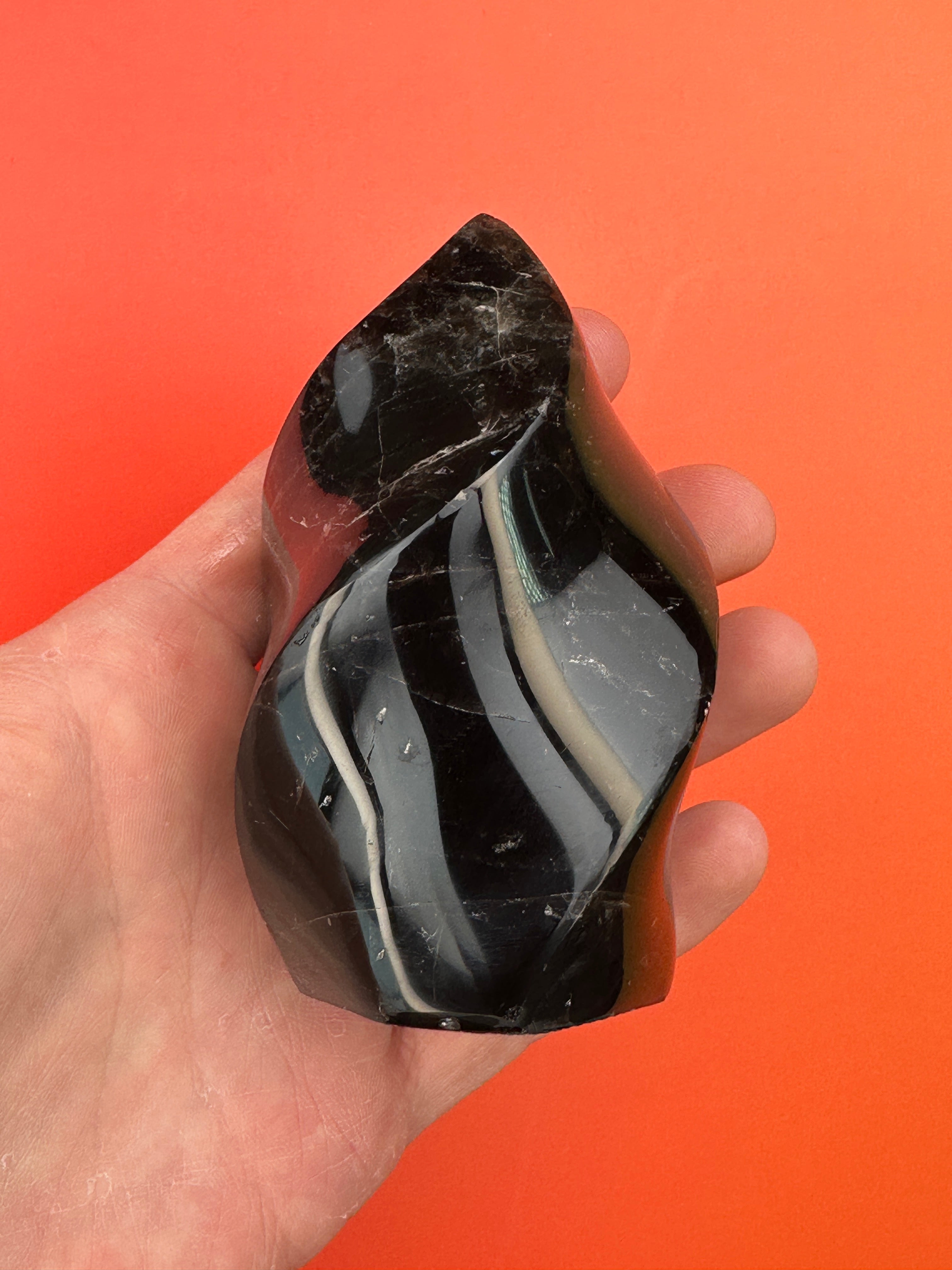 Smoky quartz - Flame