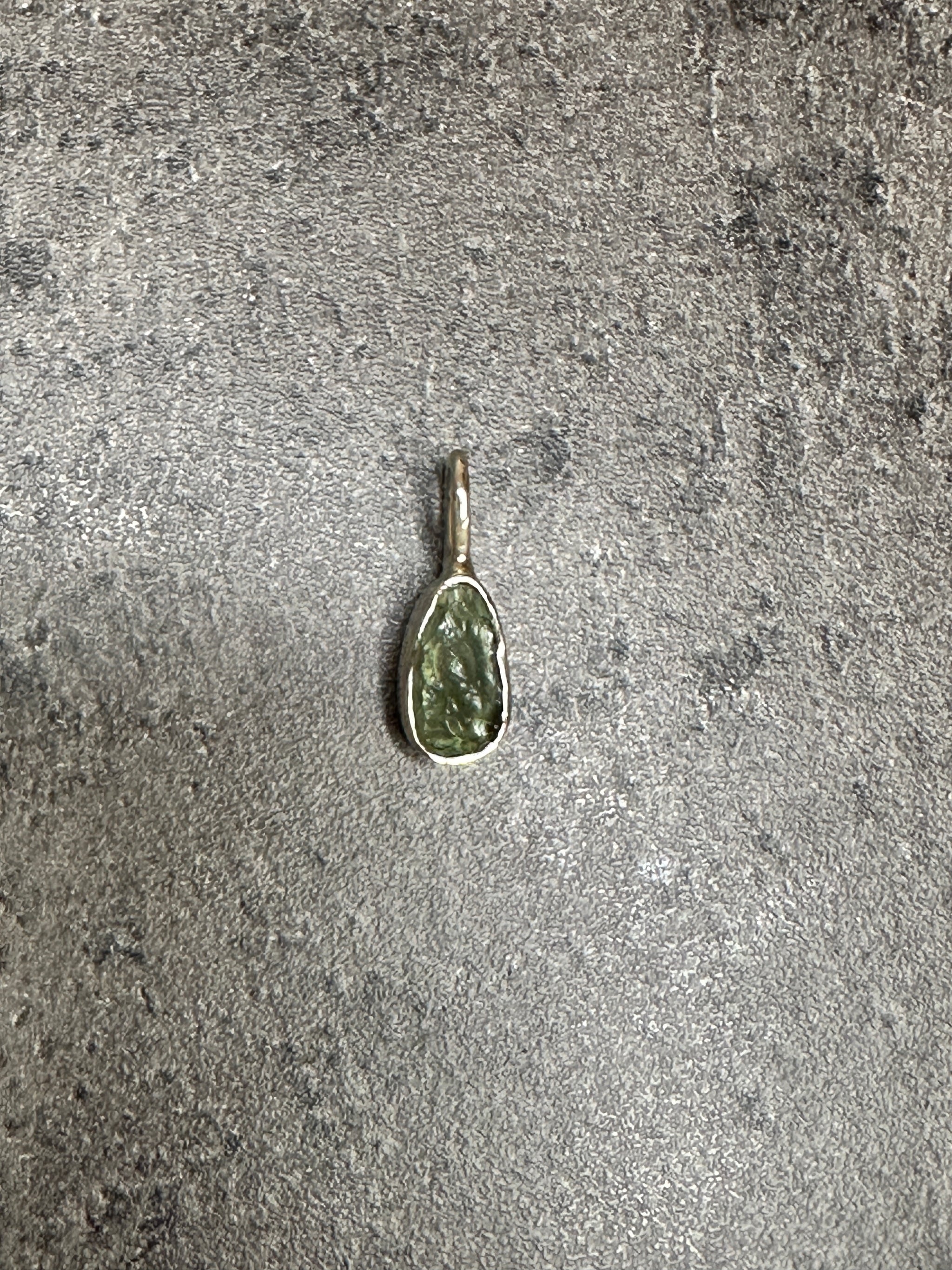 Moldavite - Mini necklace pendant