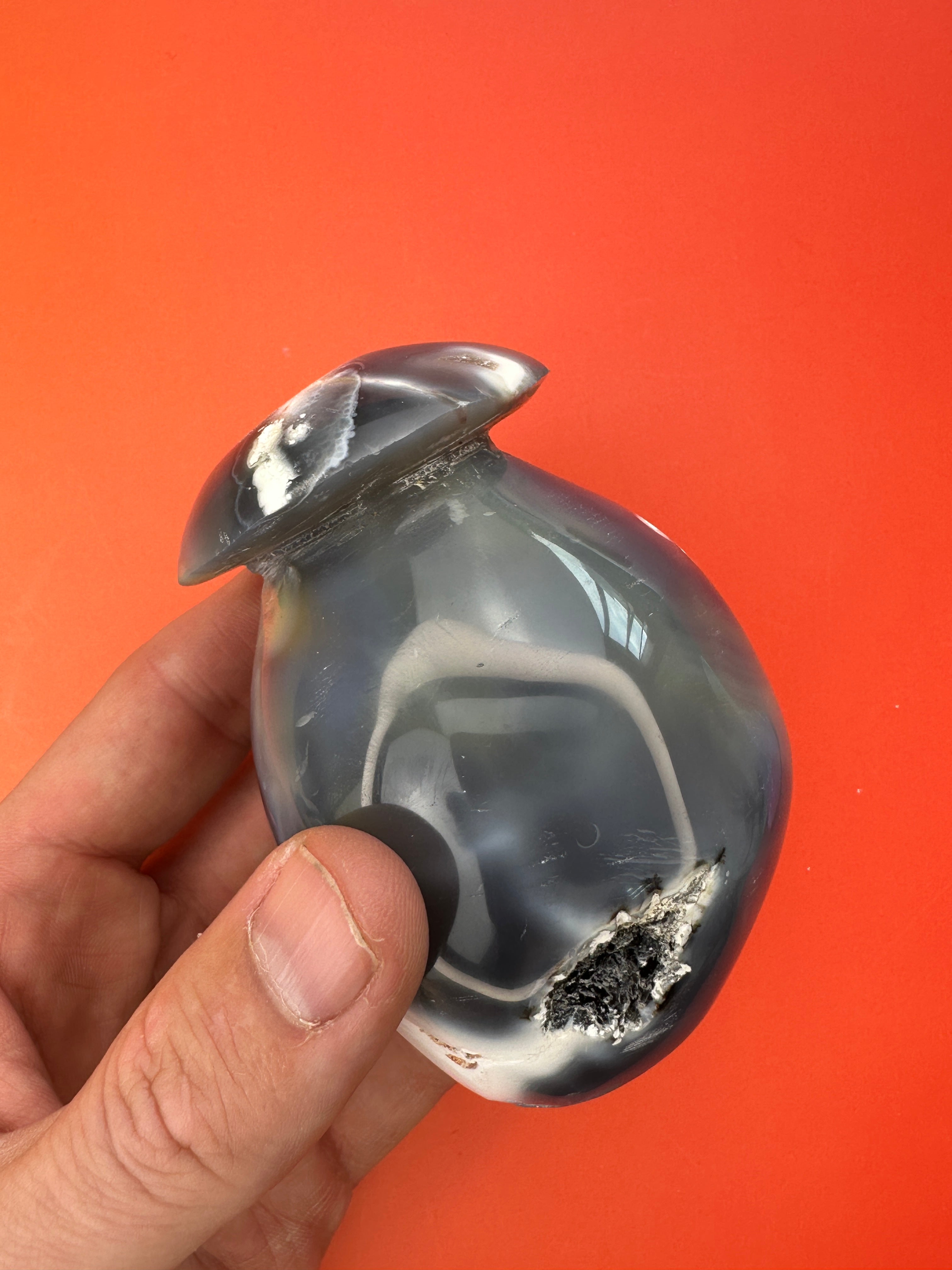 Orca agate - Mushroom free form