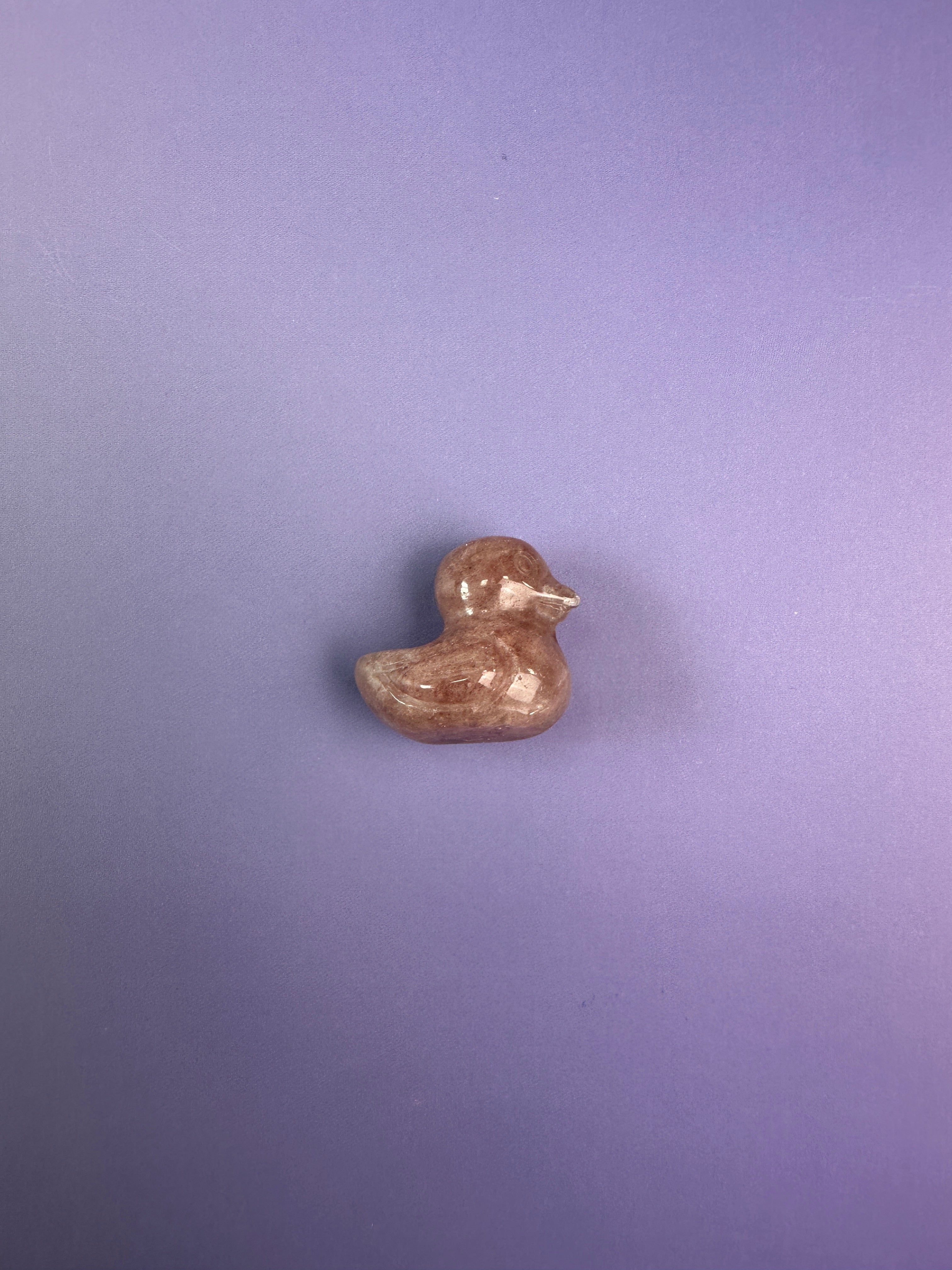 Strawberry quartz - Duck