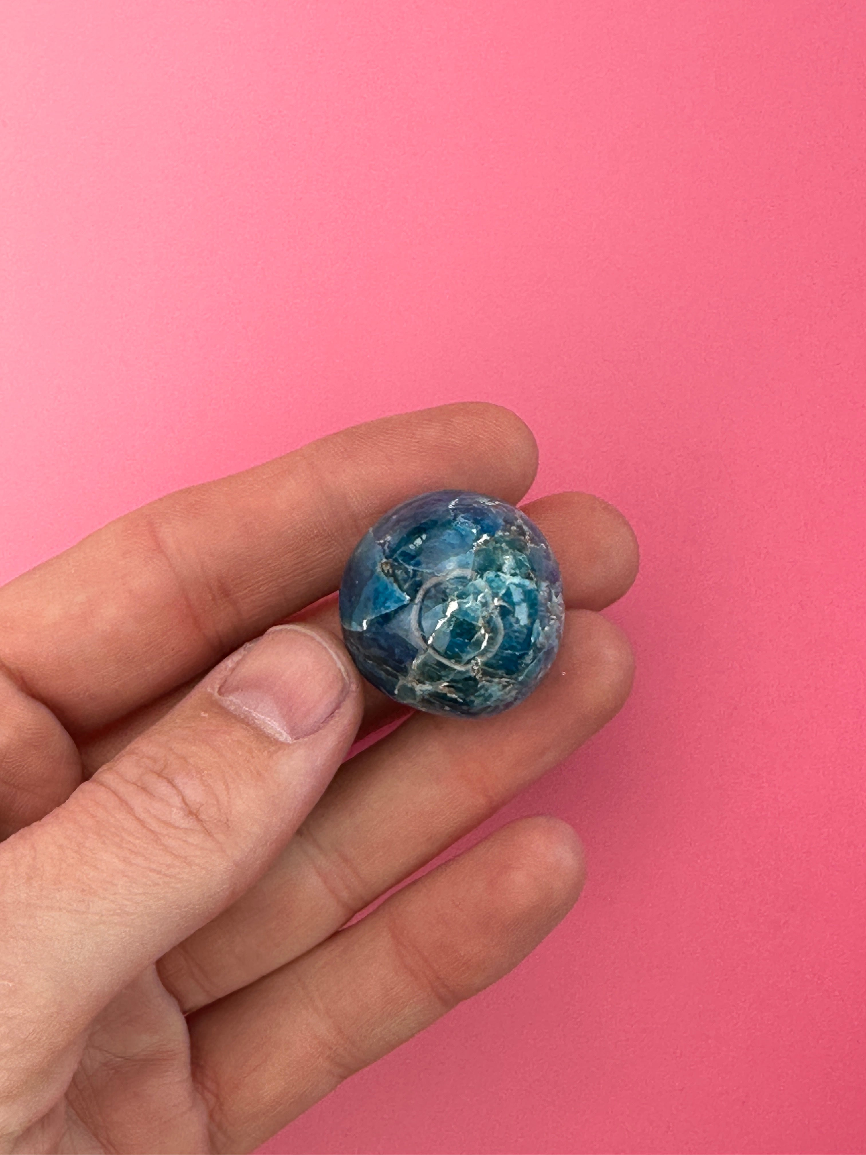 Apatite - Tumblestone (Blue)