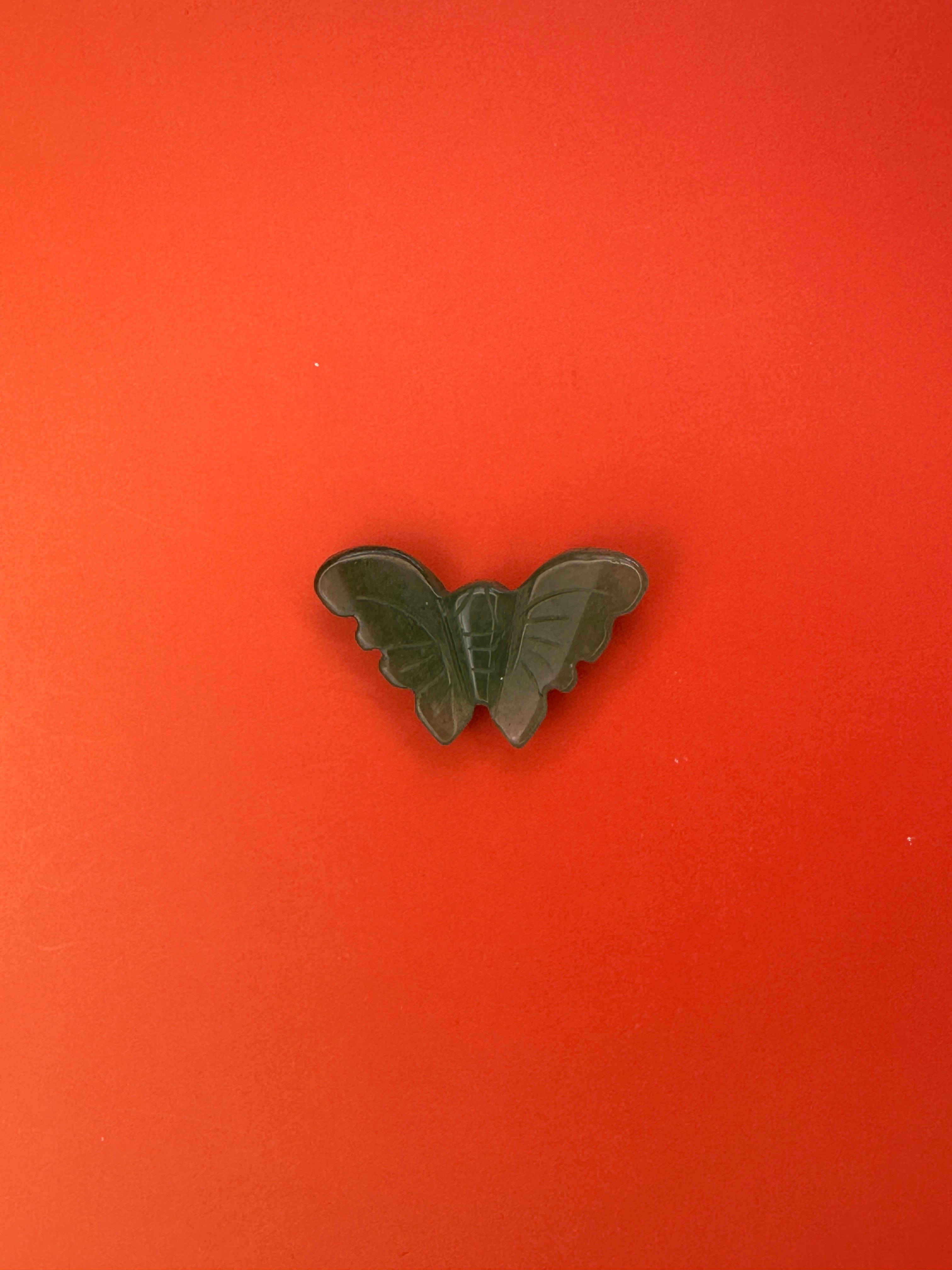 Green aventurine - Butterfly