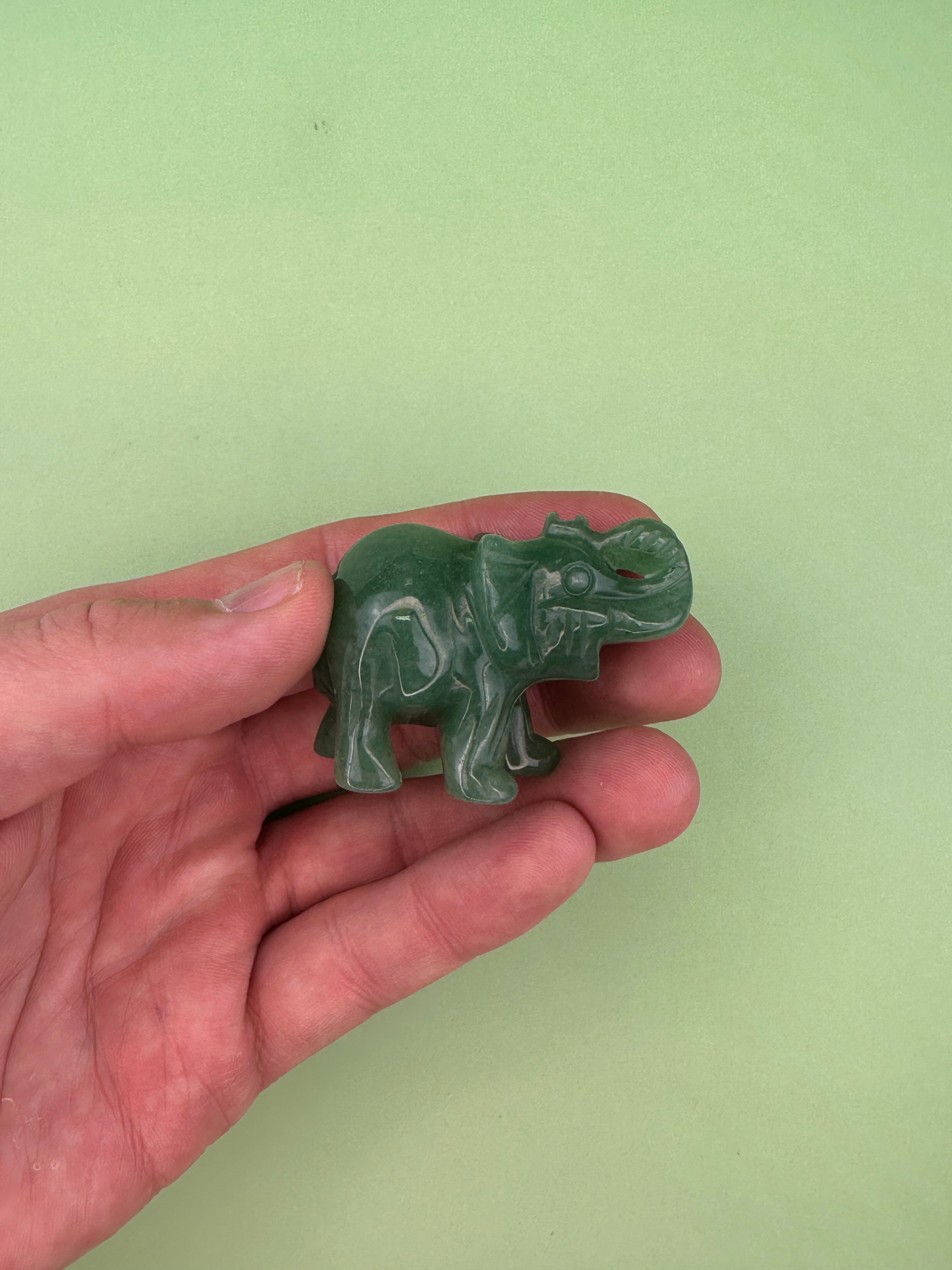 Green aventurine - Elephant