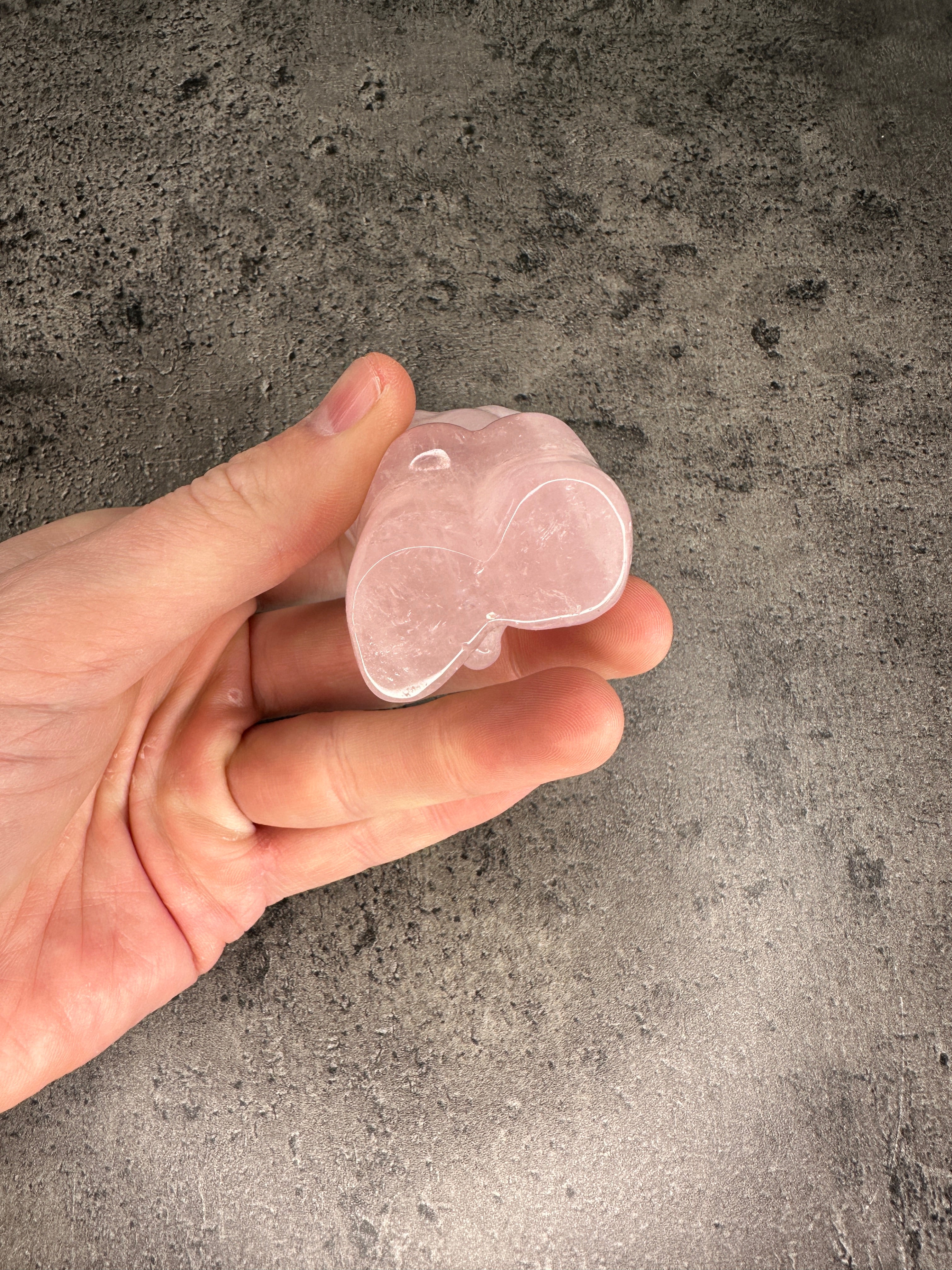 Rose quartz - Male torso