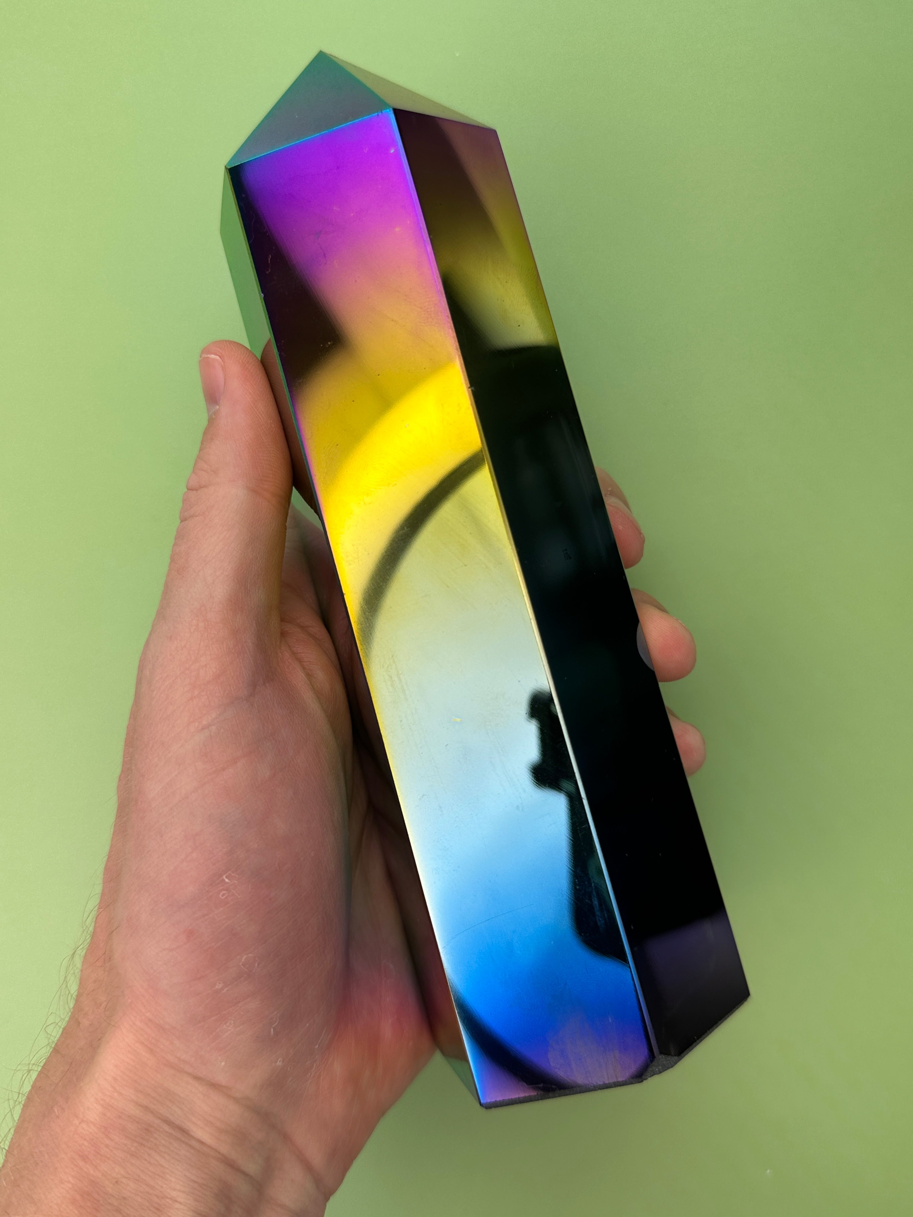 Titanium aura quartz - XL Tower