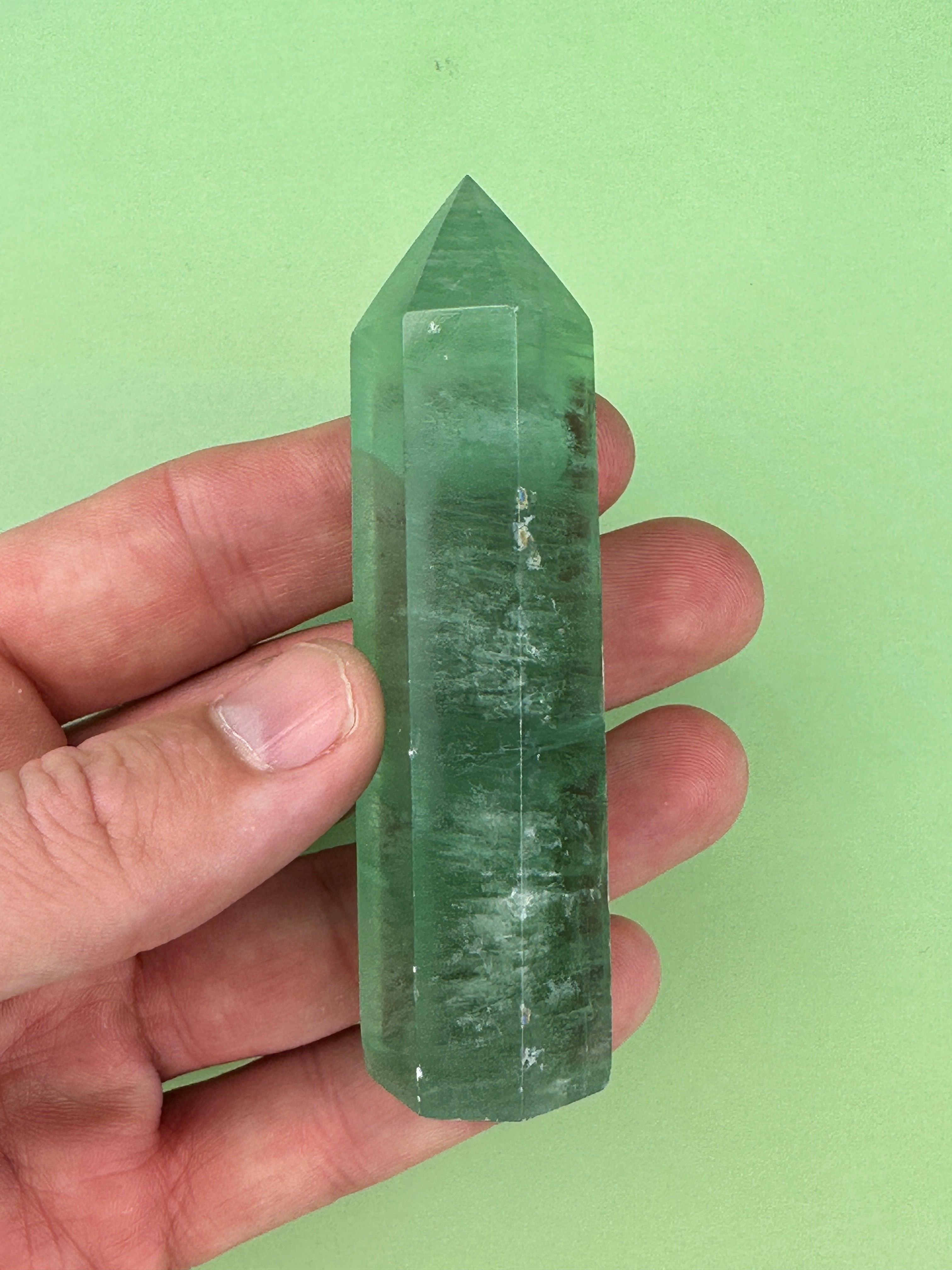 Green fluorite - Tower