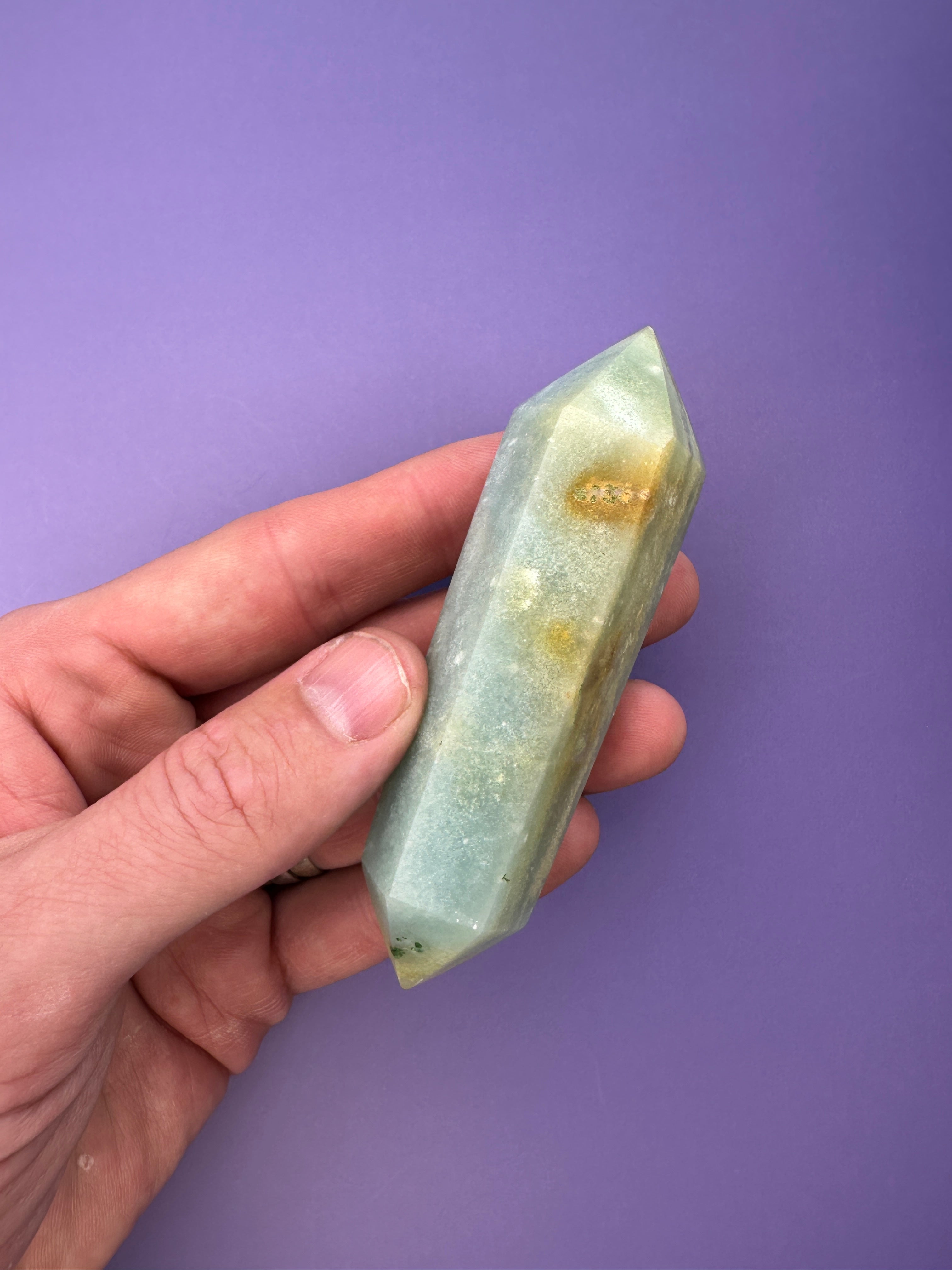 Amazonite - Double terminated point