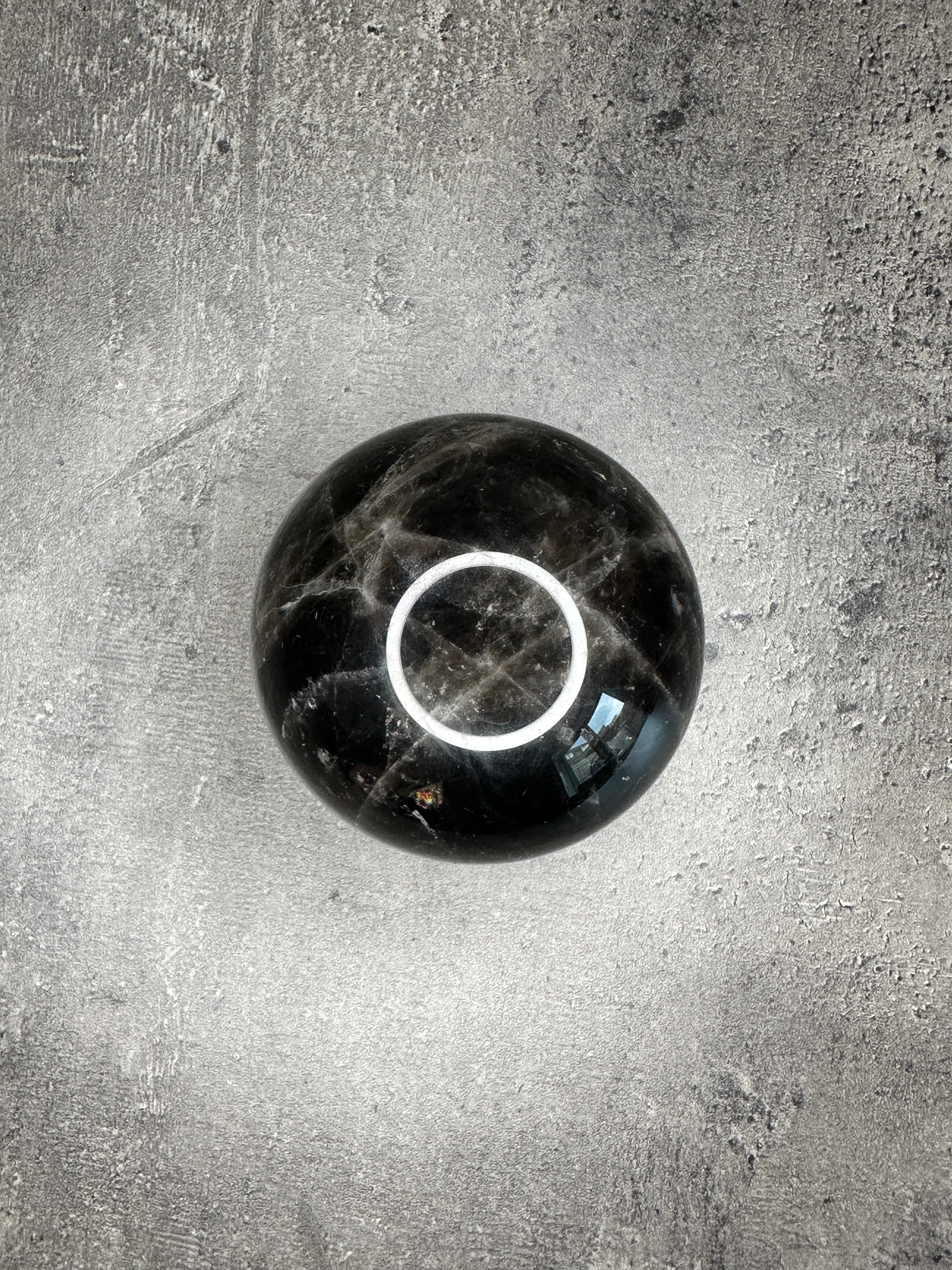 Black moonstone - XL Sphere