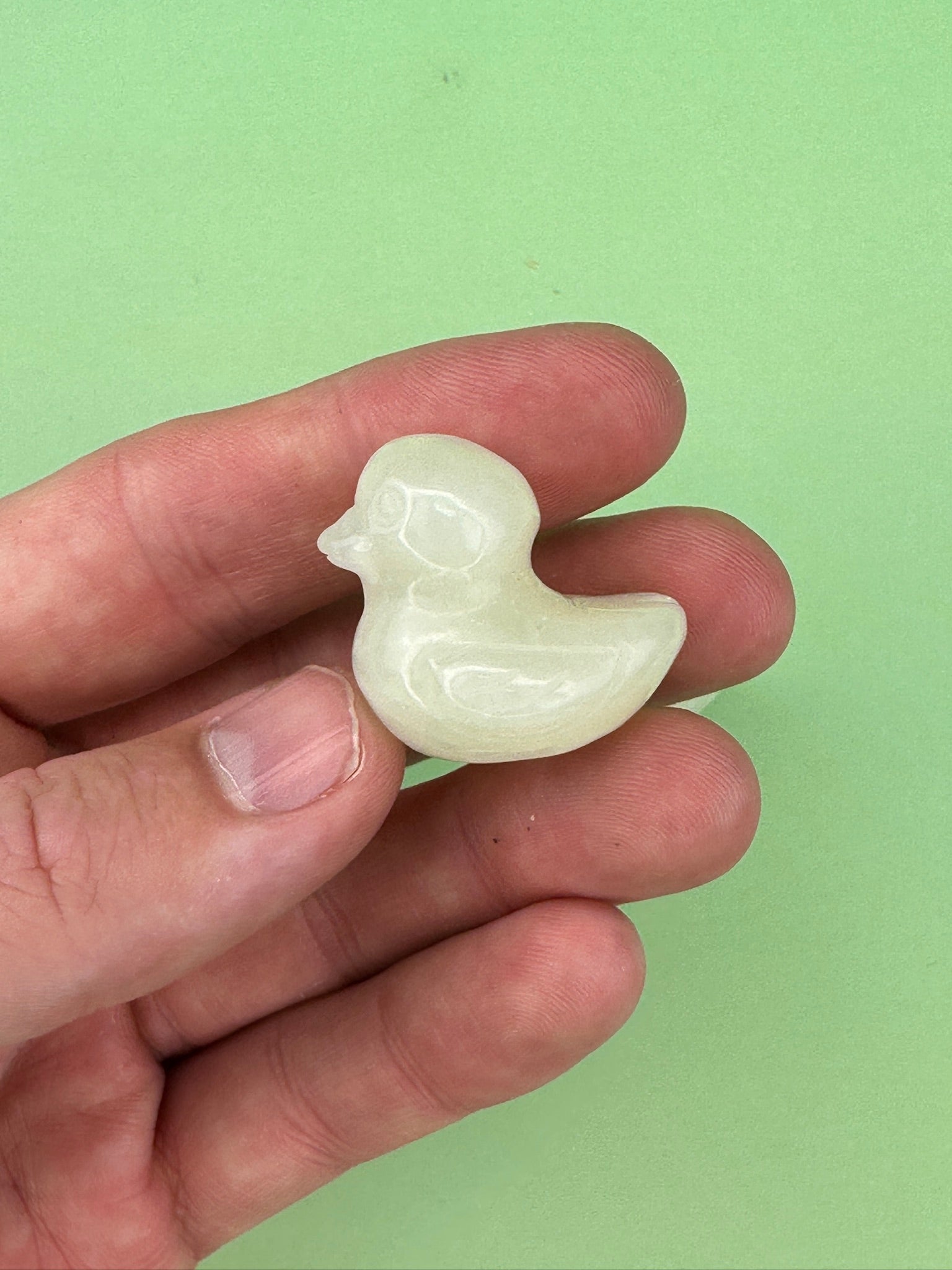 Jade - Pair of feng shui ducks