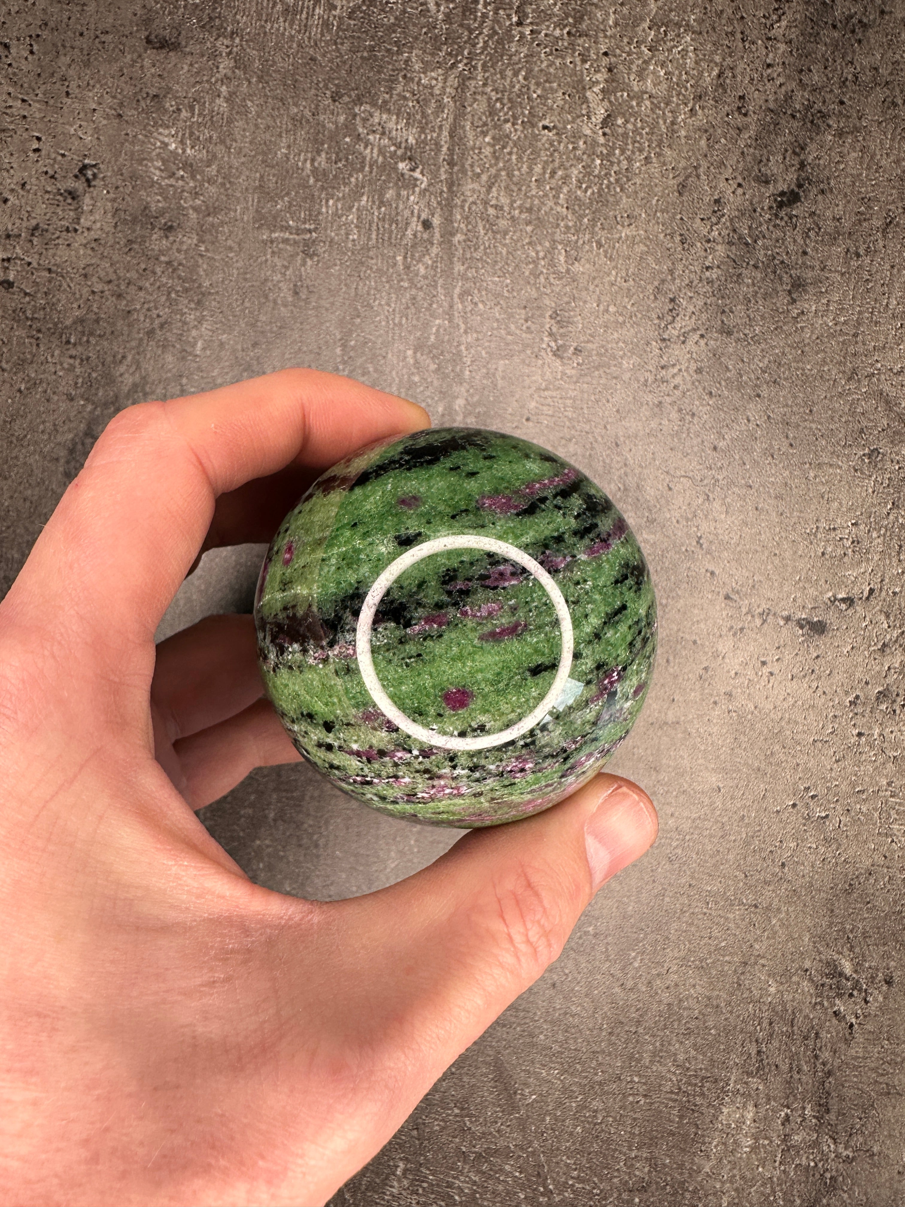 Ruby zoisite - XL Sphere