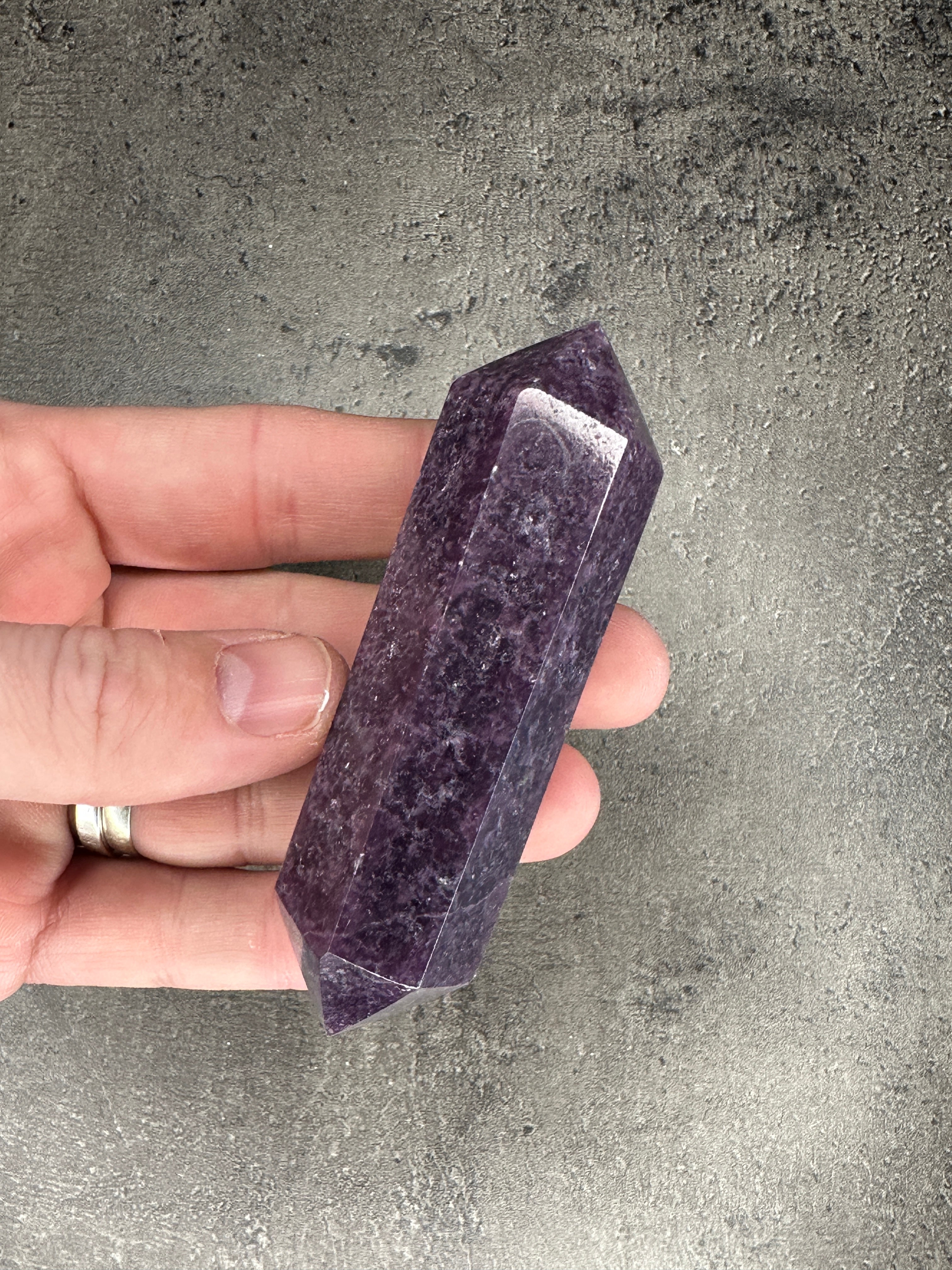 Lepidolite - Double terminated point