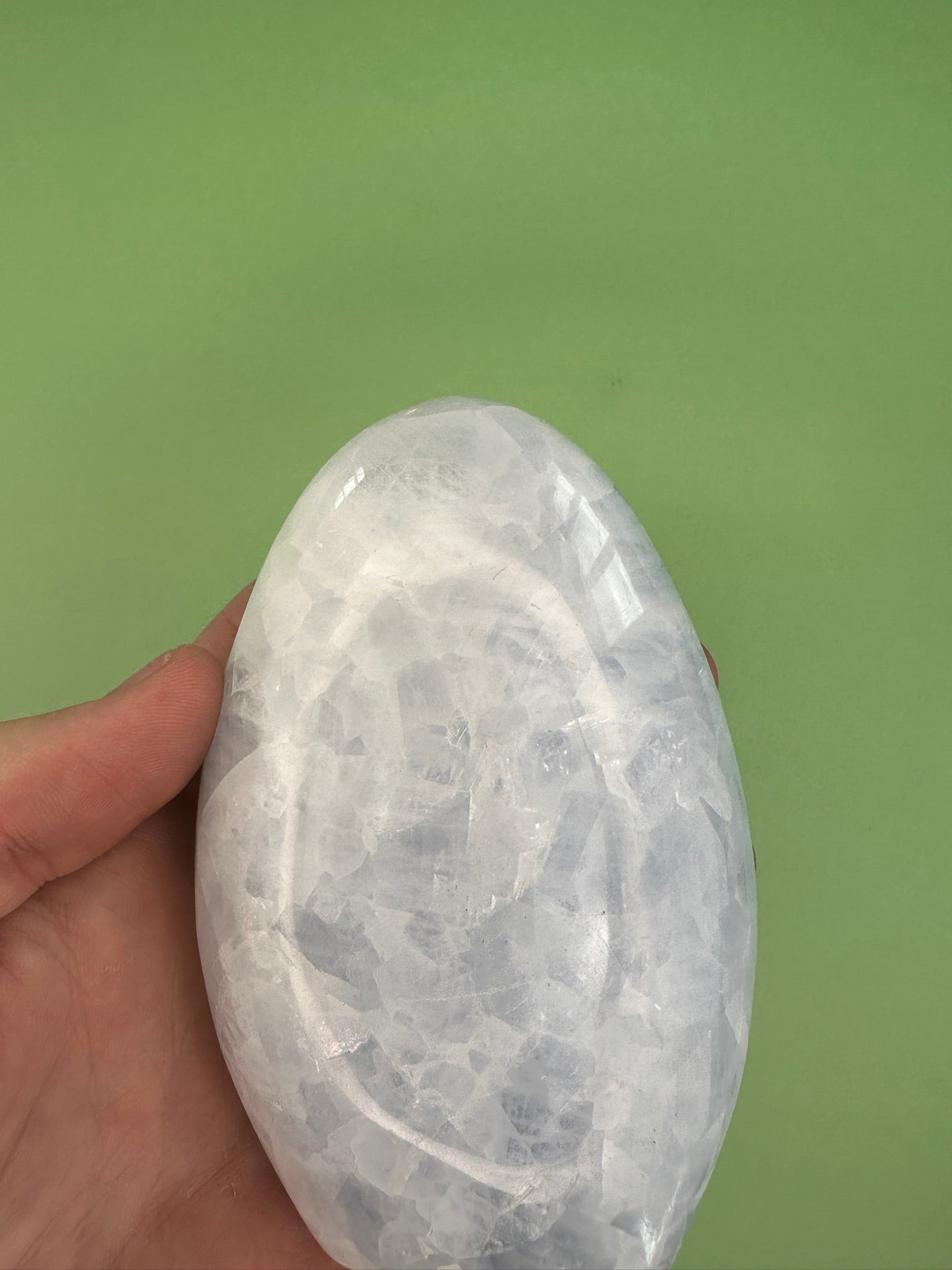 Blue calcite - Free form