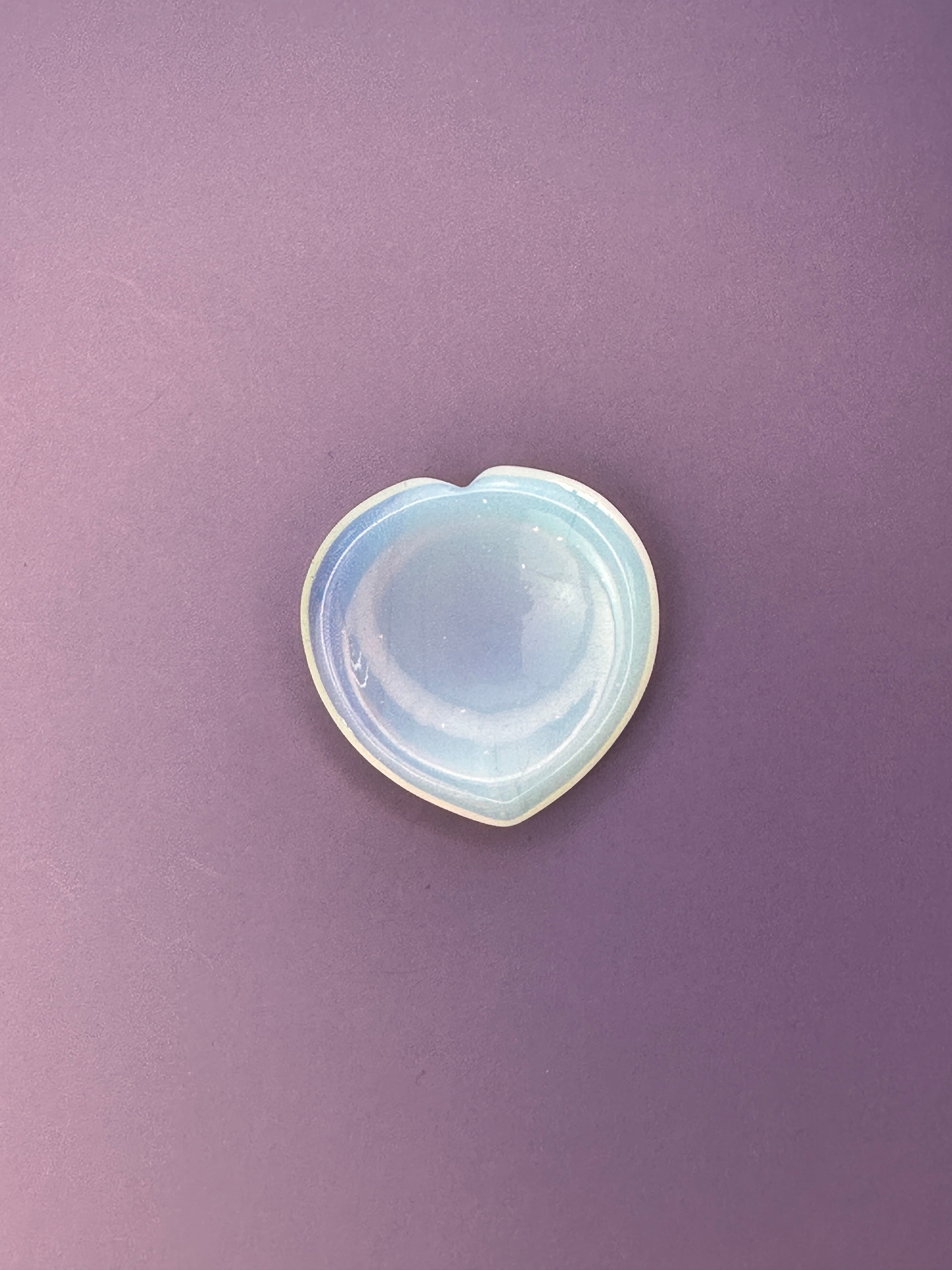 Opalite - Heart thumbstone