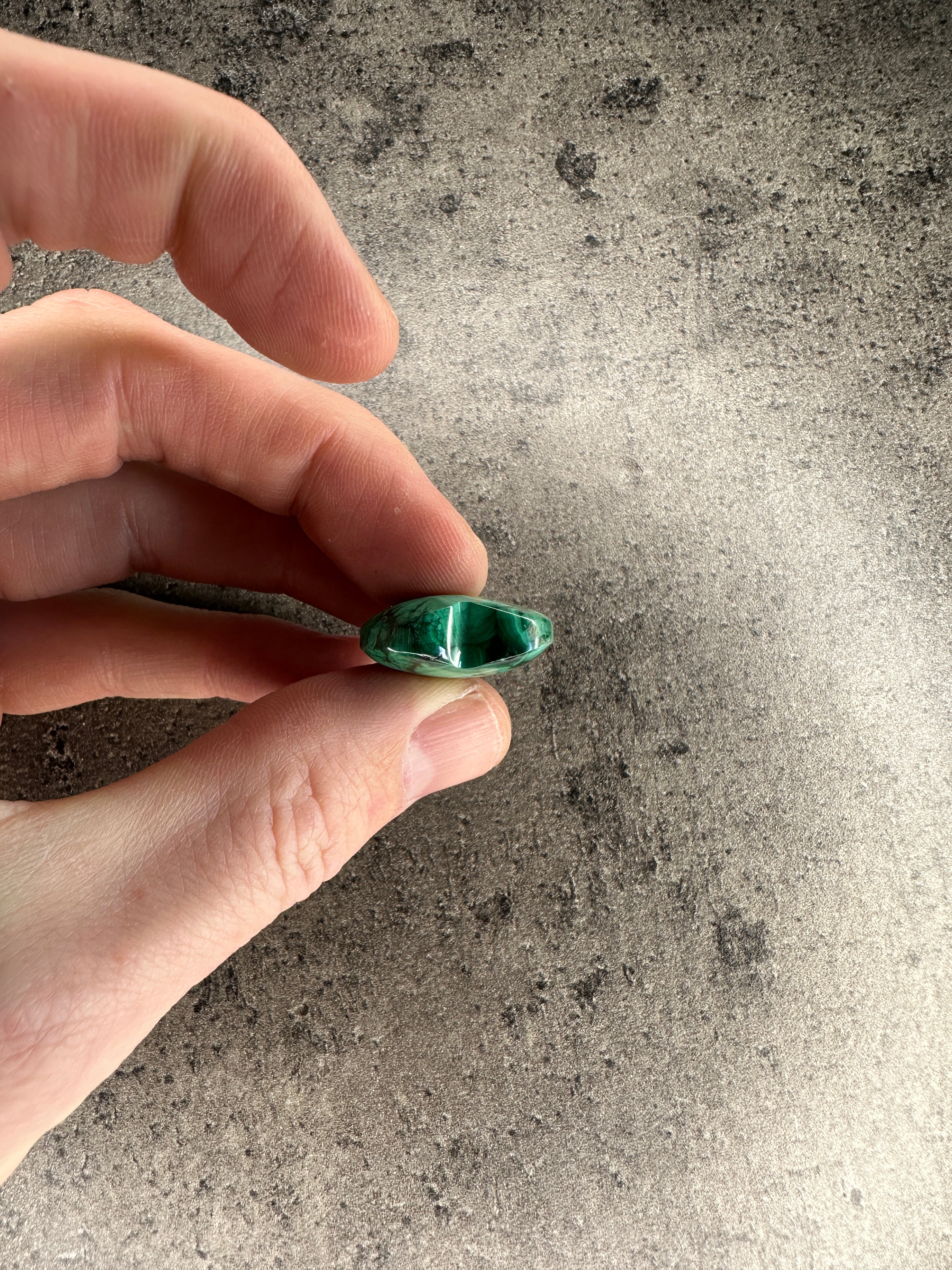 Malachite - Mini heart