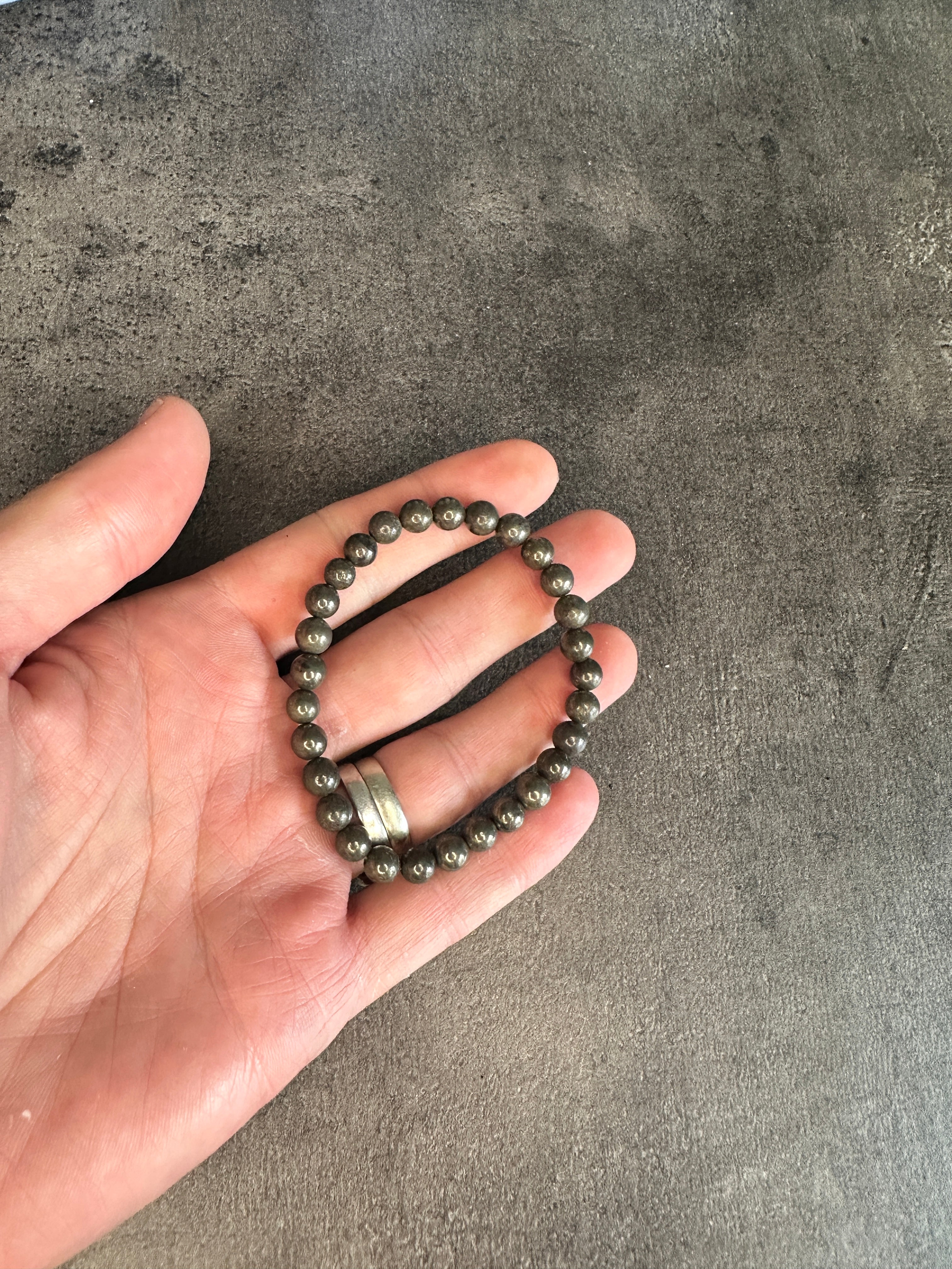 Pyrite - Abundance power bead bracelet
