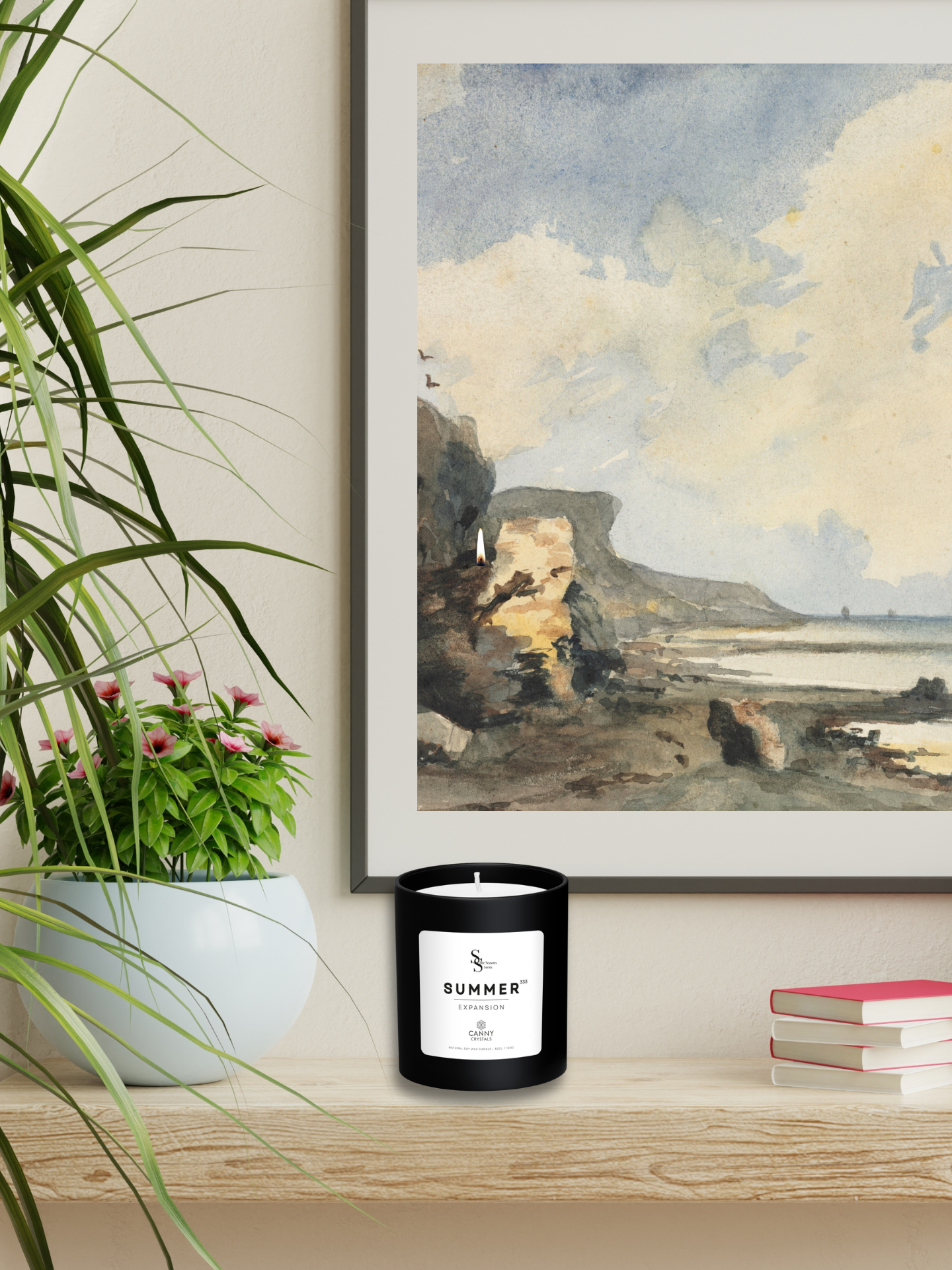 Reiki-infused ritual candle - Good Energy