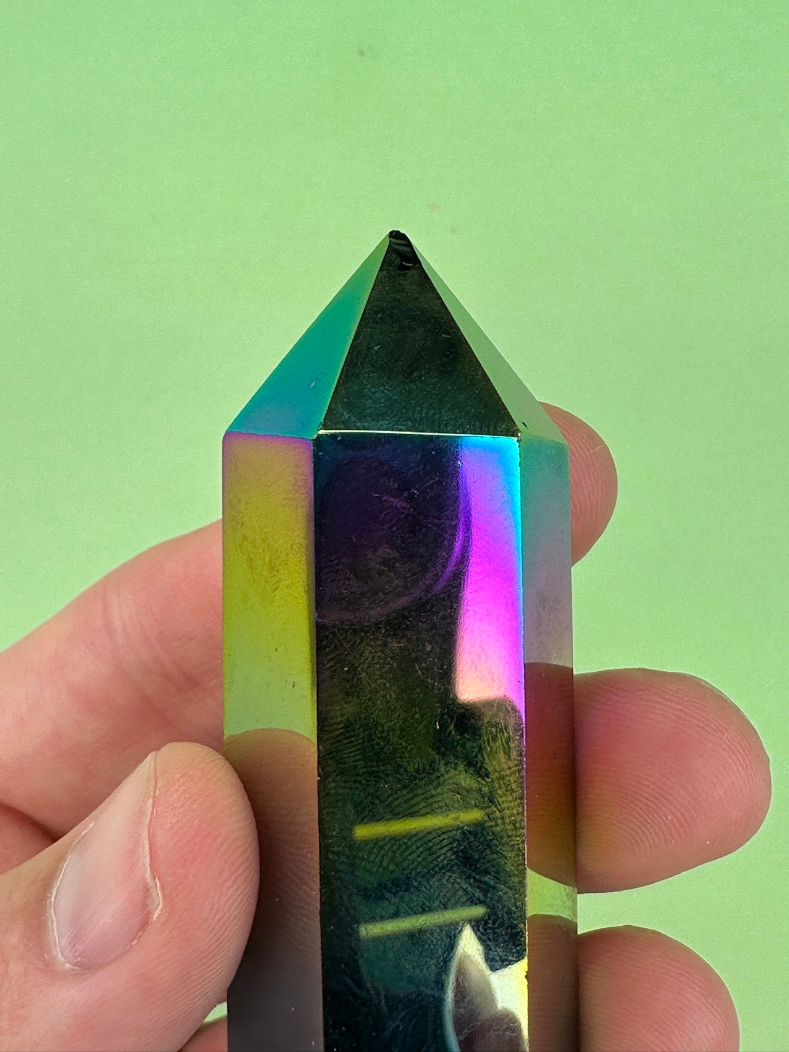Titanium aura quartz - Tower