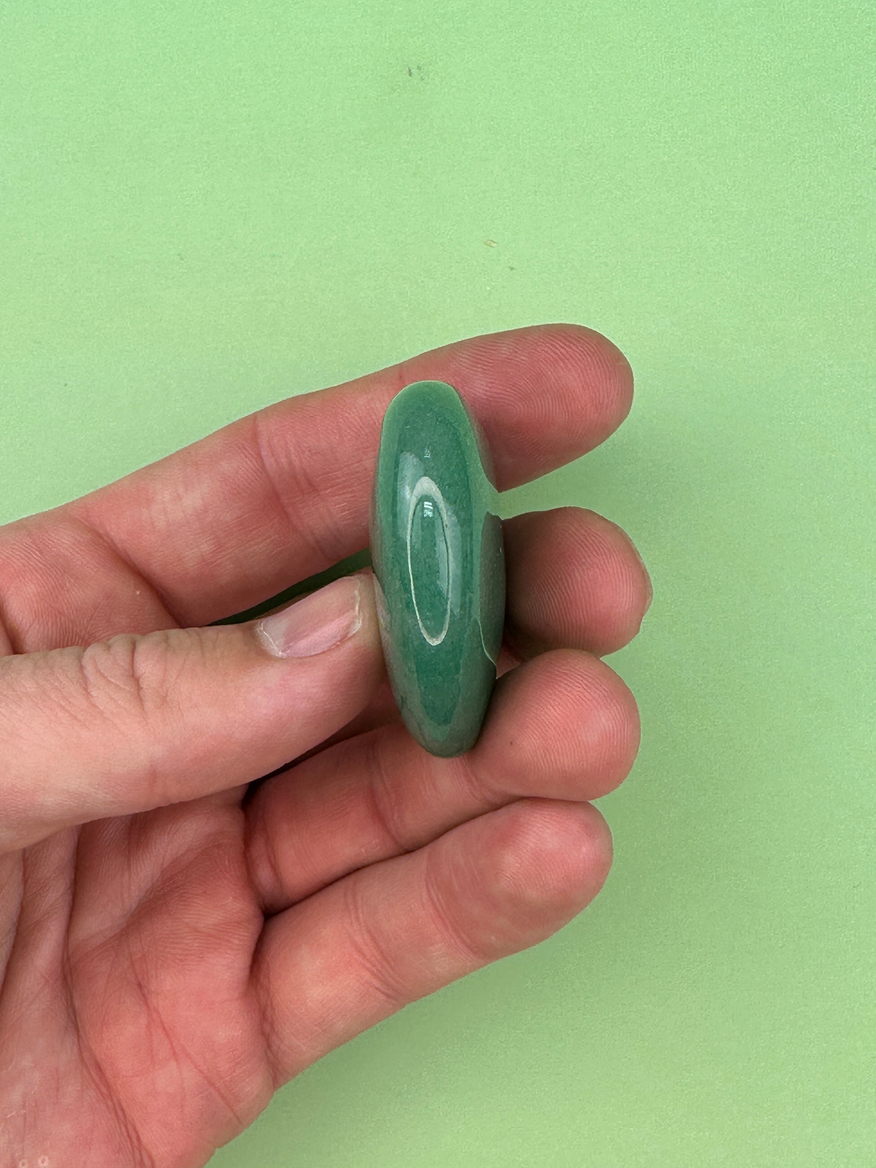 Green aventurine - Medium heart