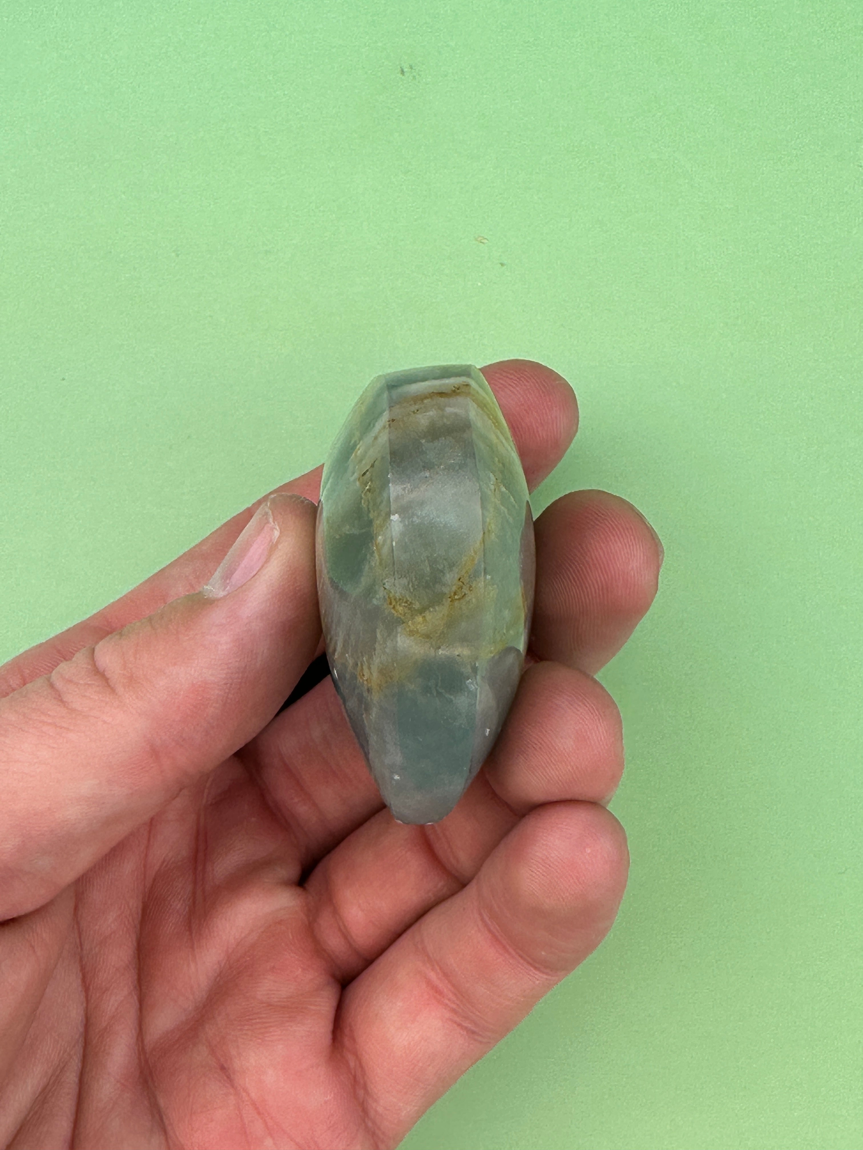 Caribbean calcite - Large heart