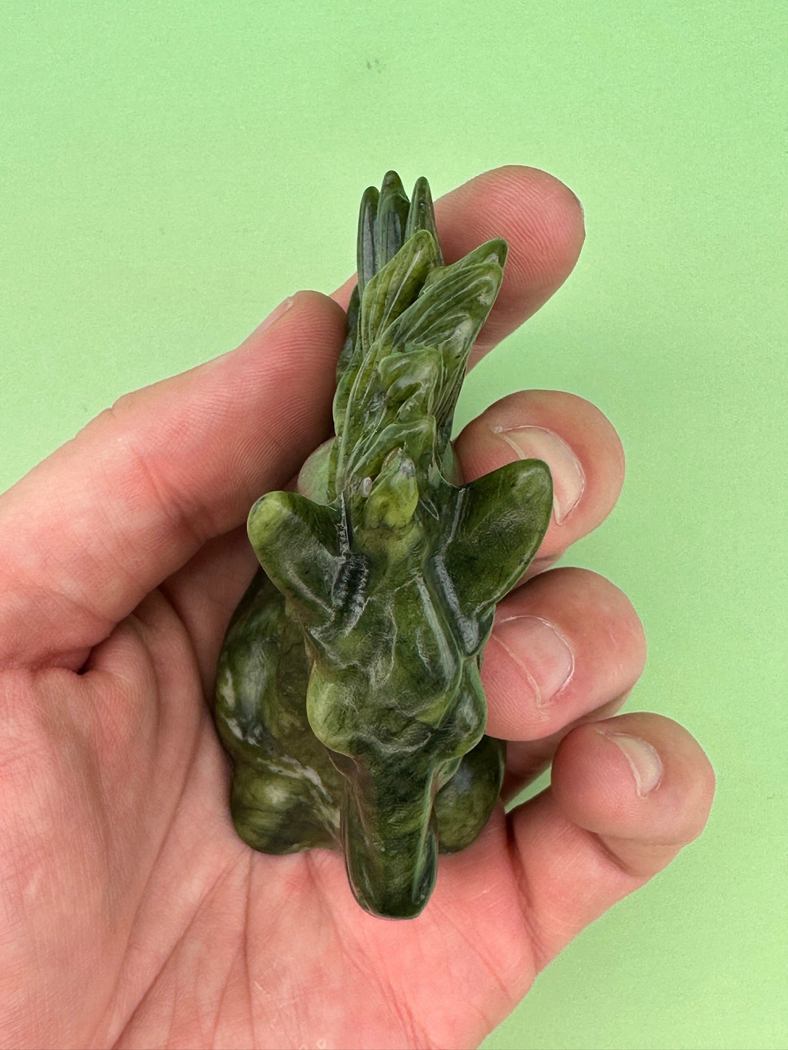 Jade - Horse head carving