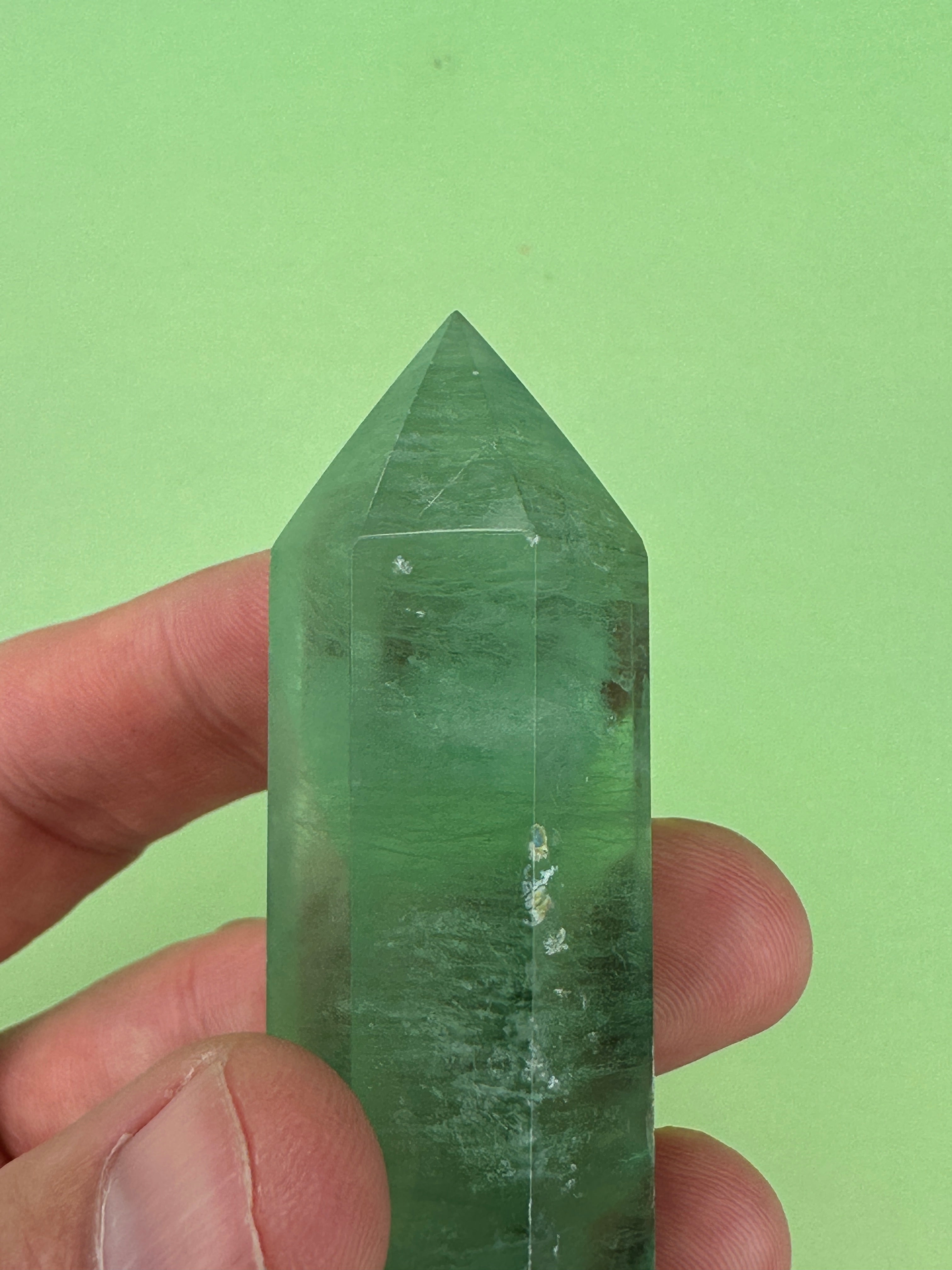 Green fluorite - Tower