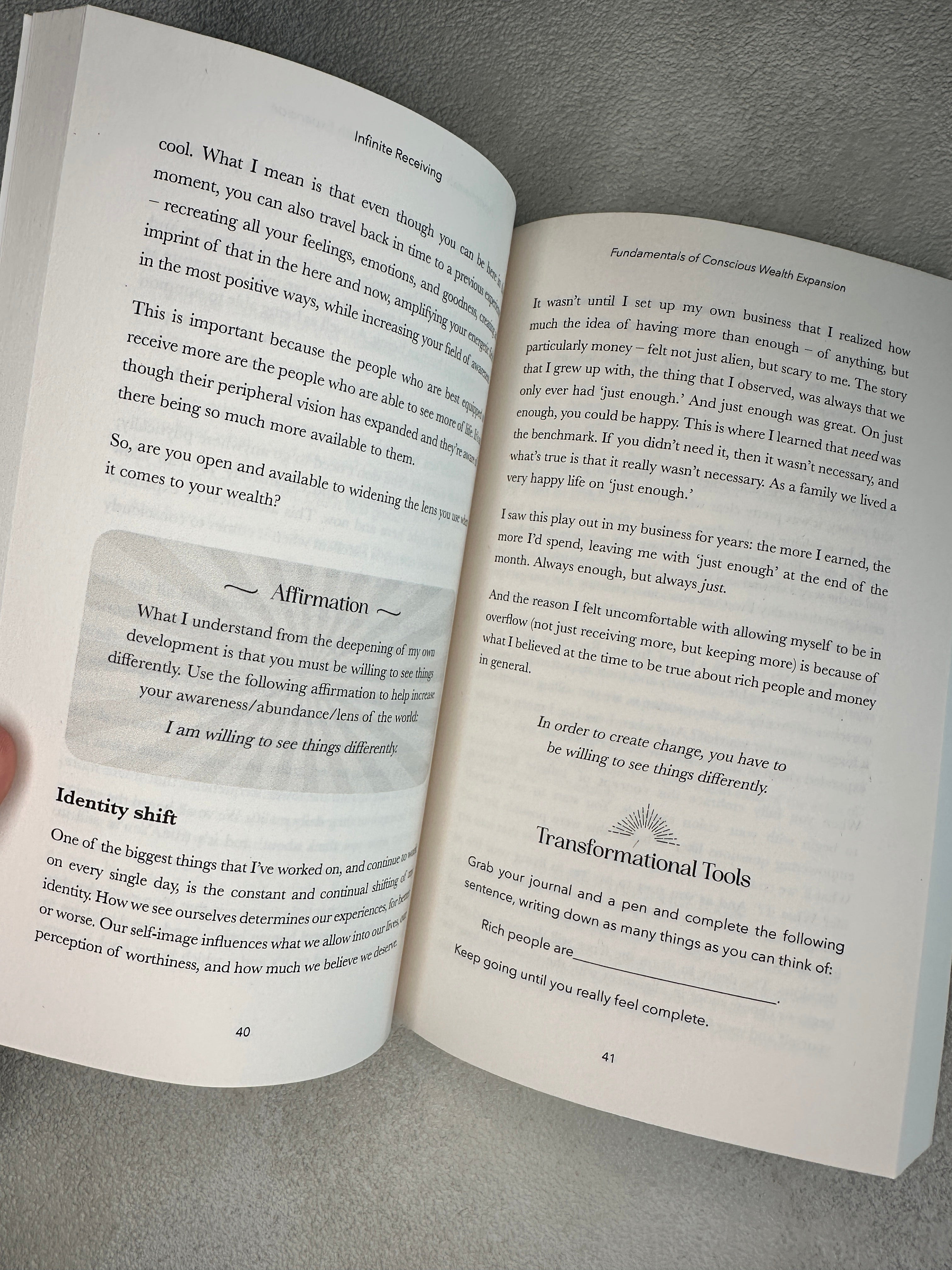 Infinite Receiving, Suzy Ashworth