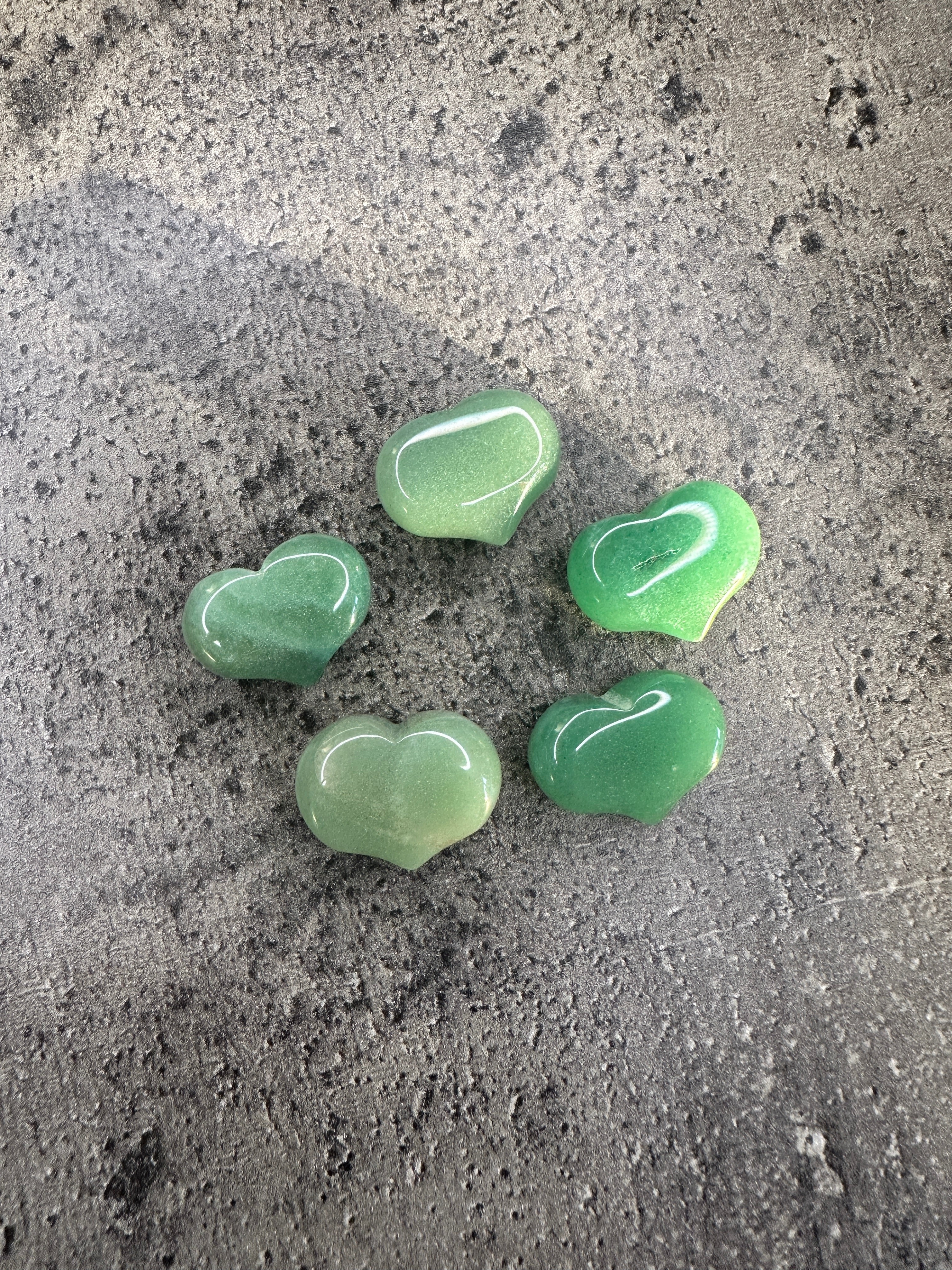Green aventurine - Mini heart