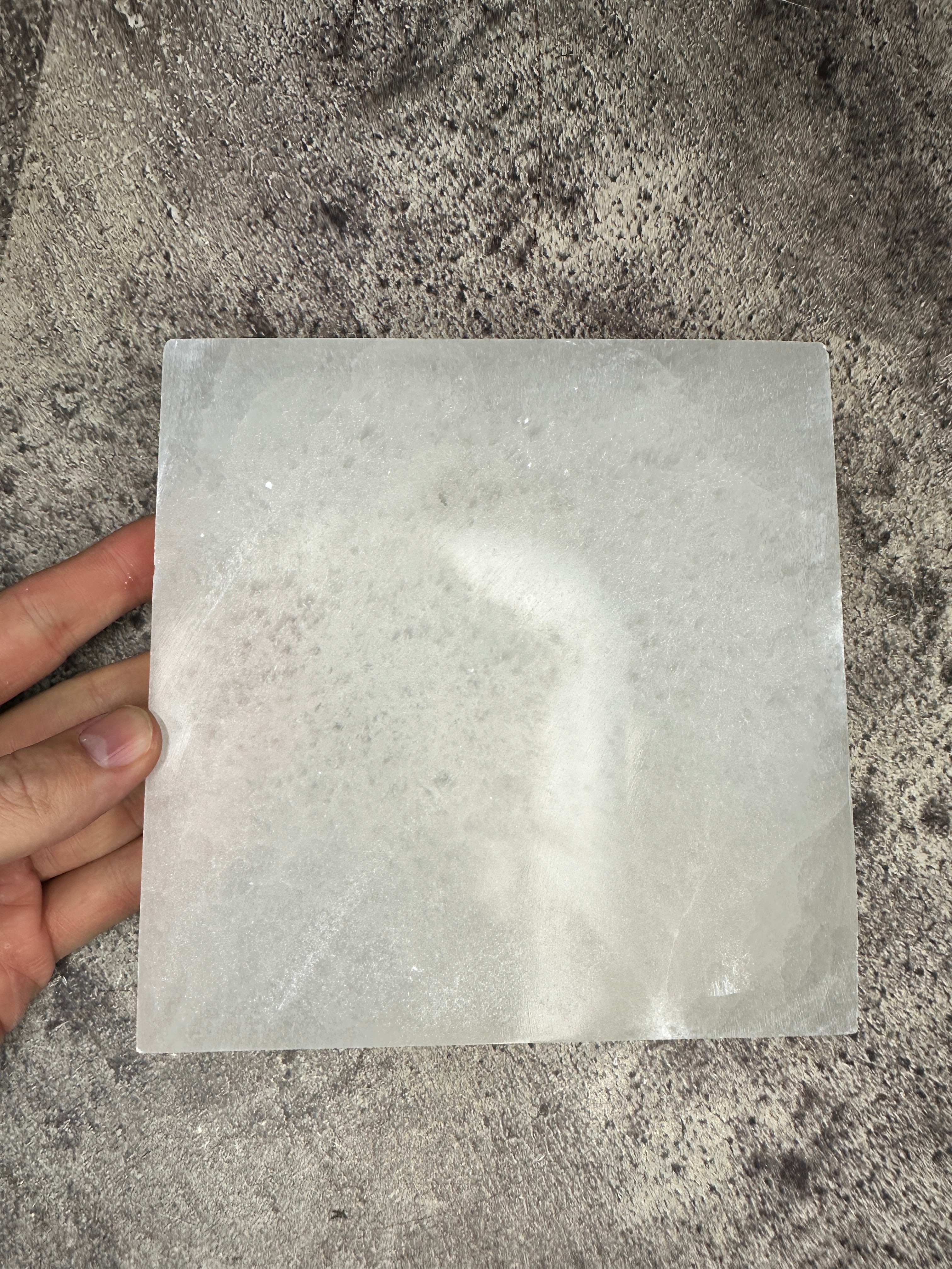 Selenite - Square plate