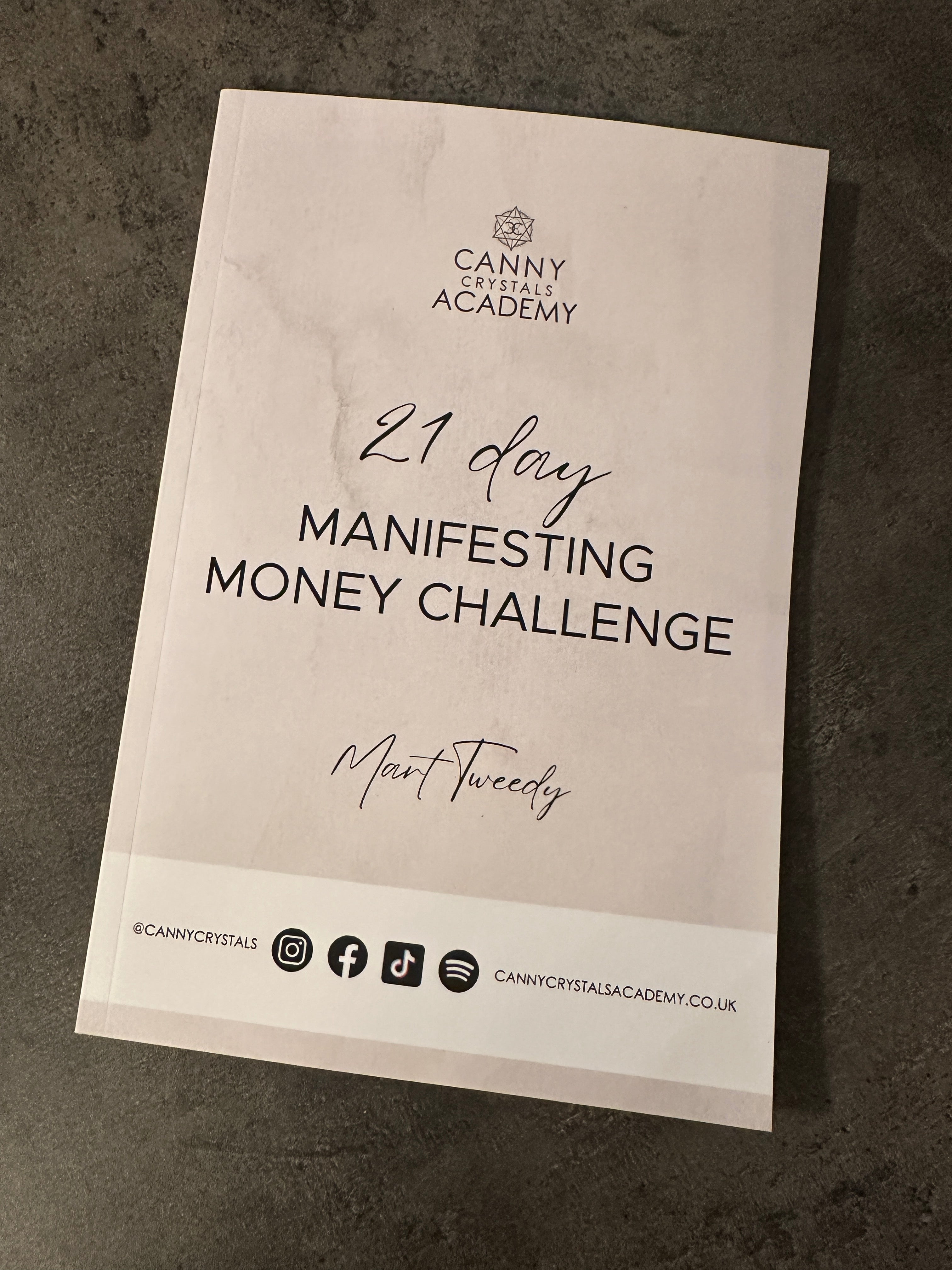 21 Day Manifesting Money Challenge Workbook