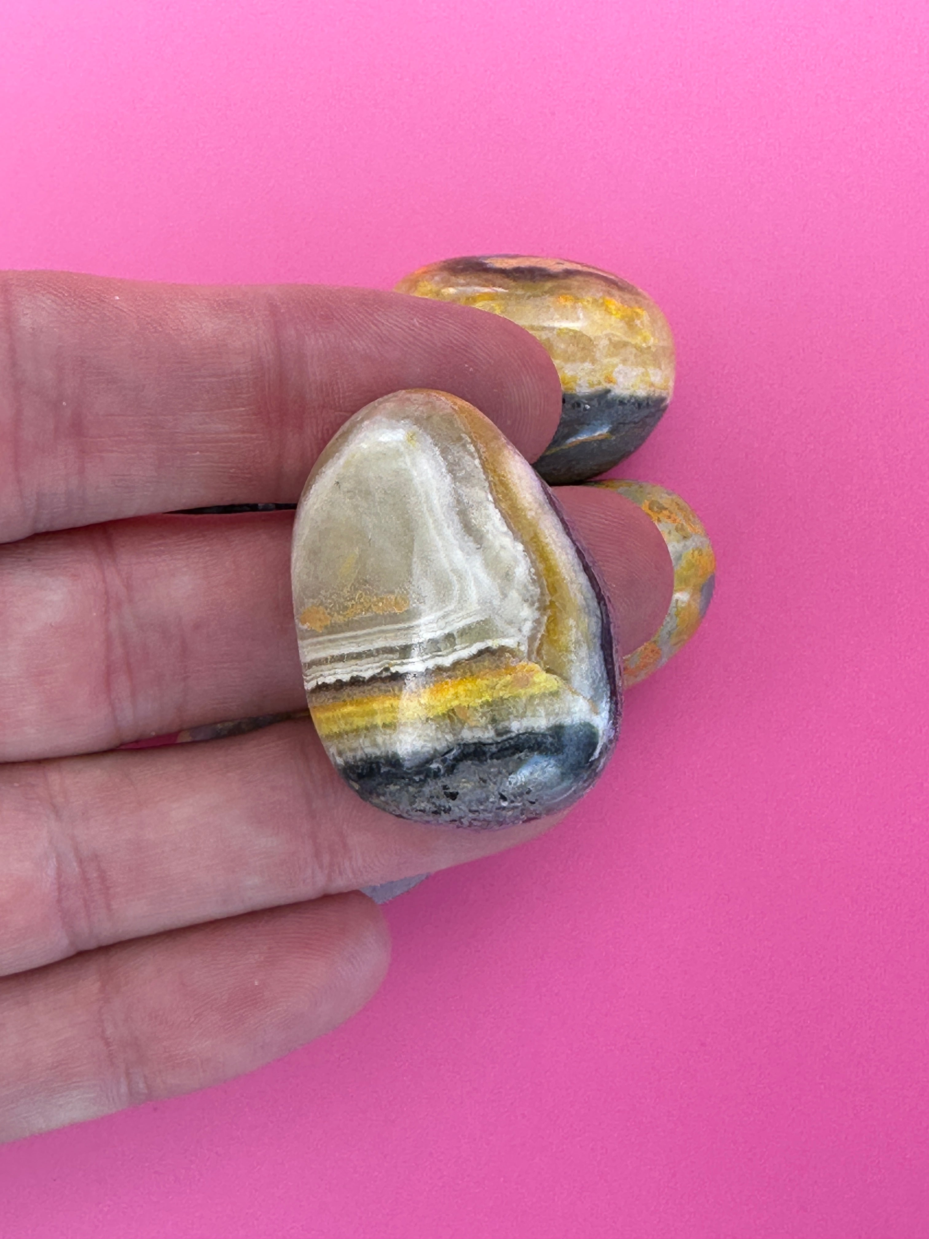 Bumblebee jasper - Tumblestone