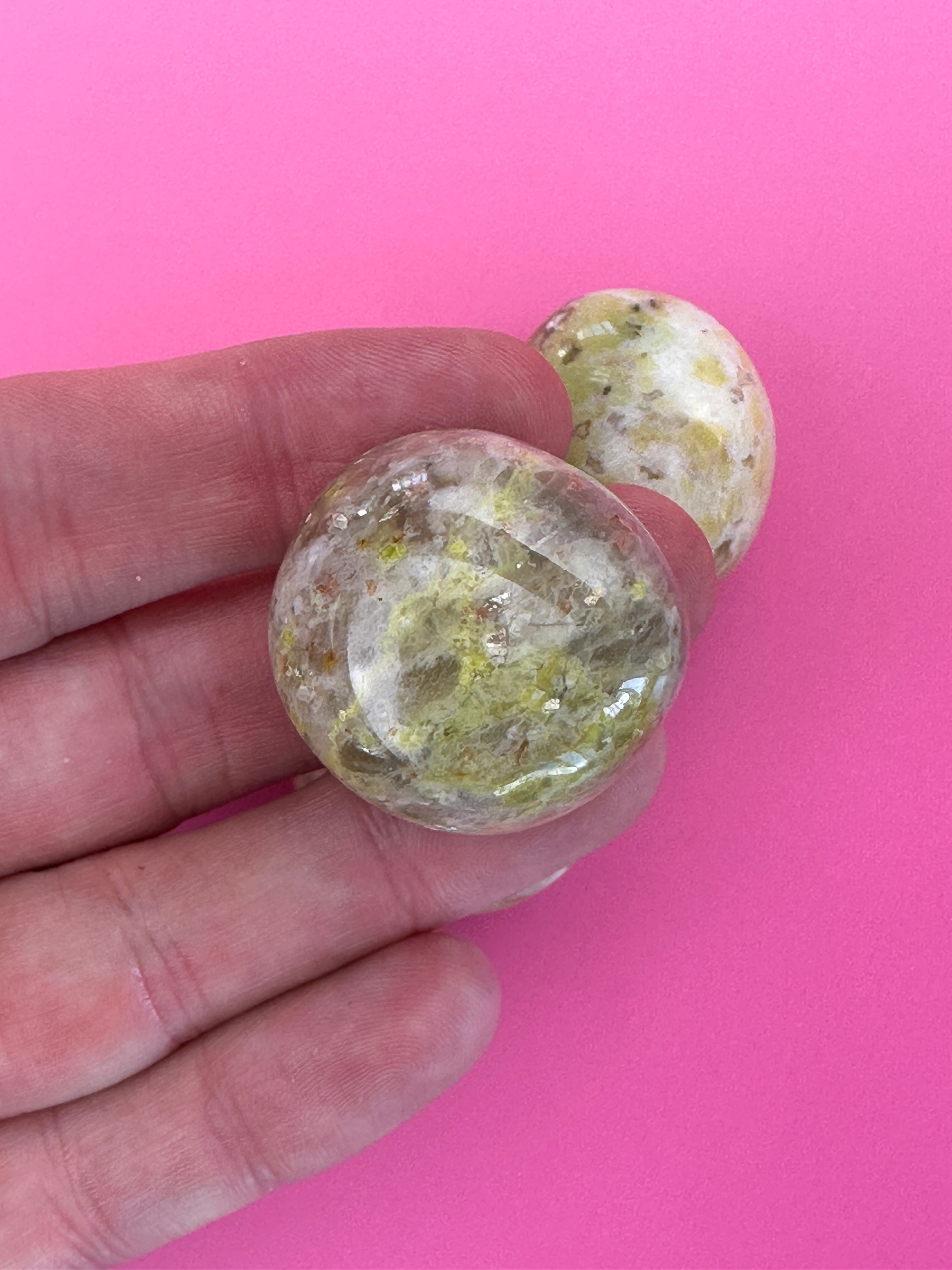 Green opal - Tumblestone