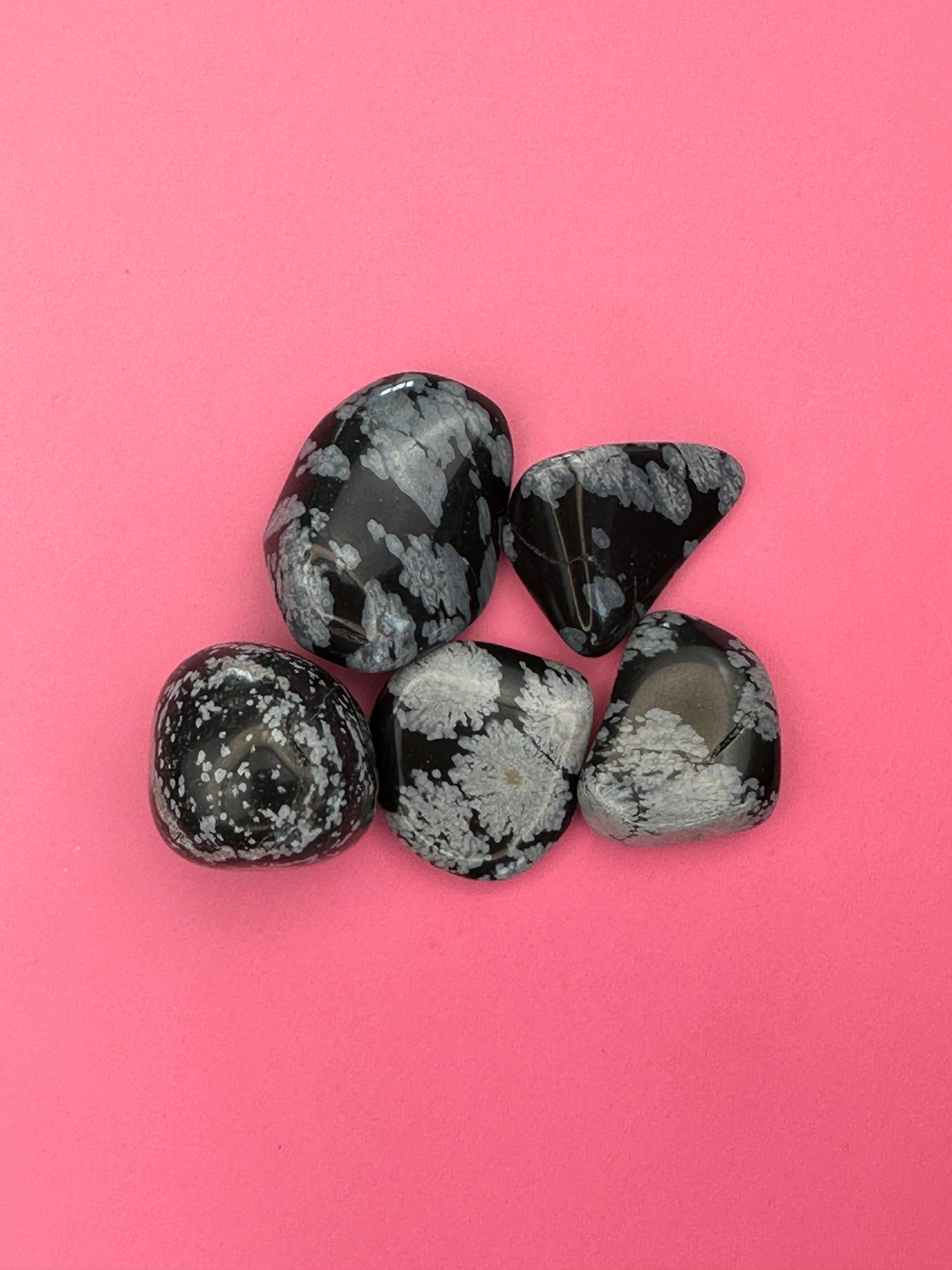 Snowflake obsidian - Tumblestone