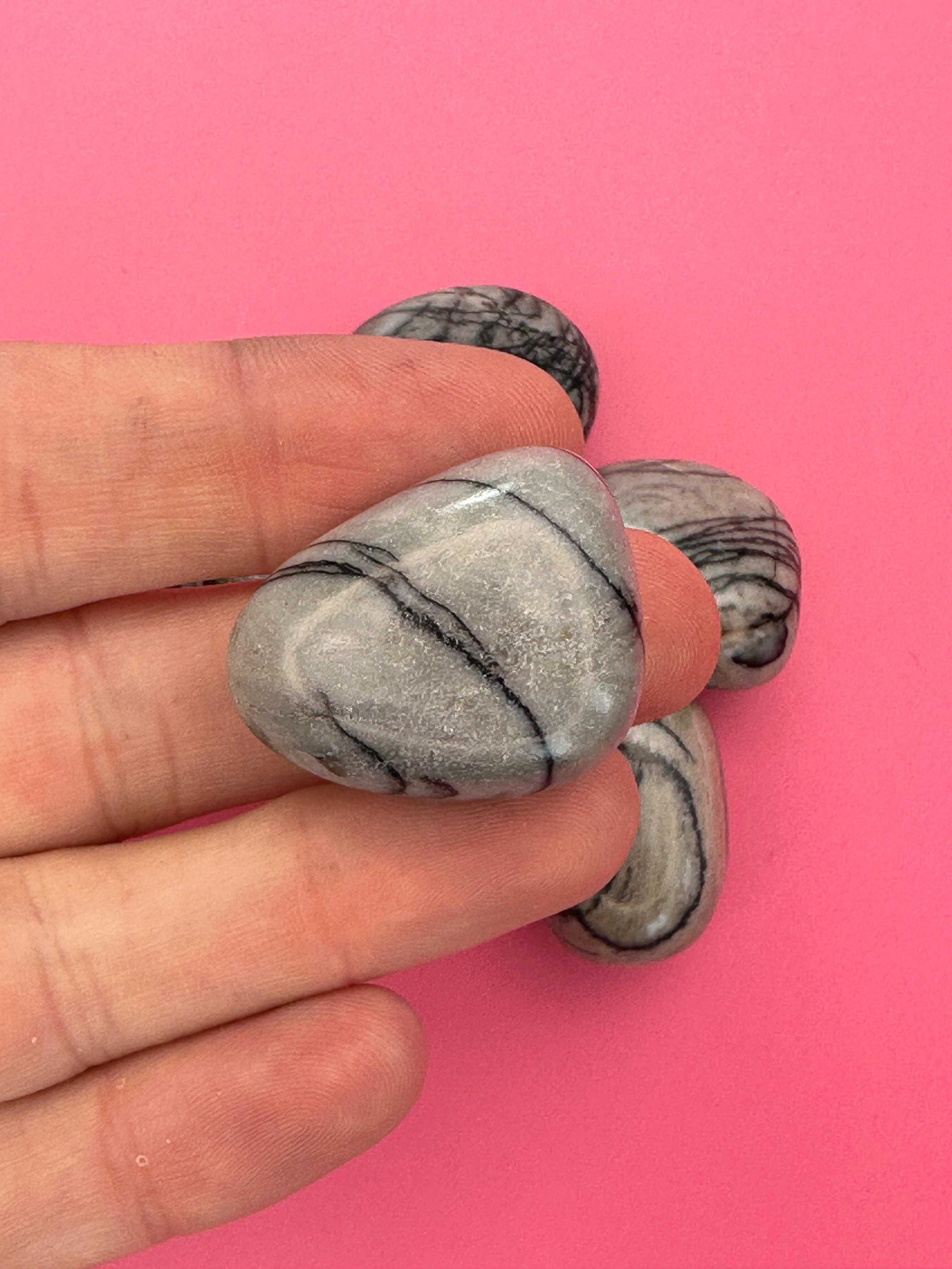 Spiderweb jasper - Tumblestone