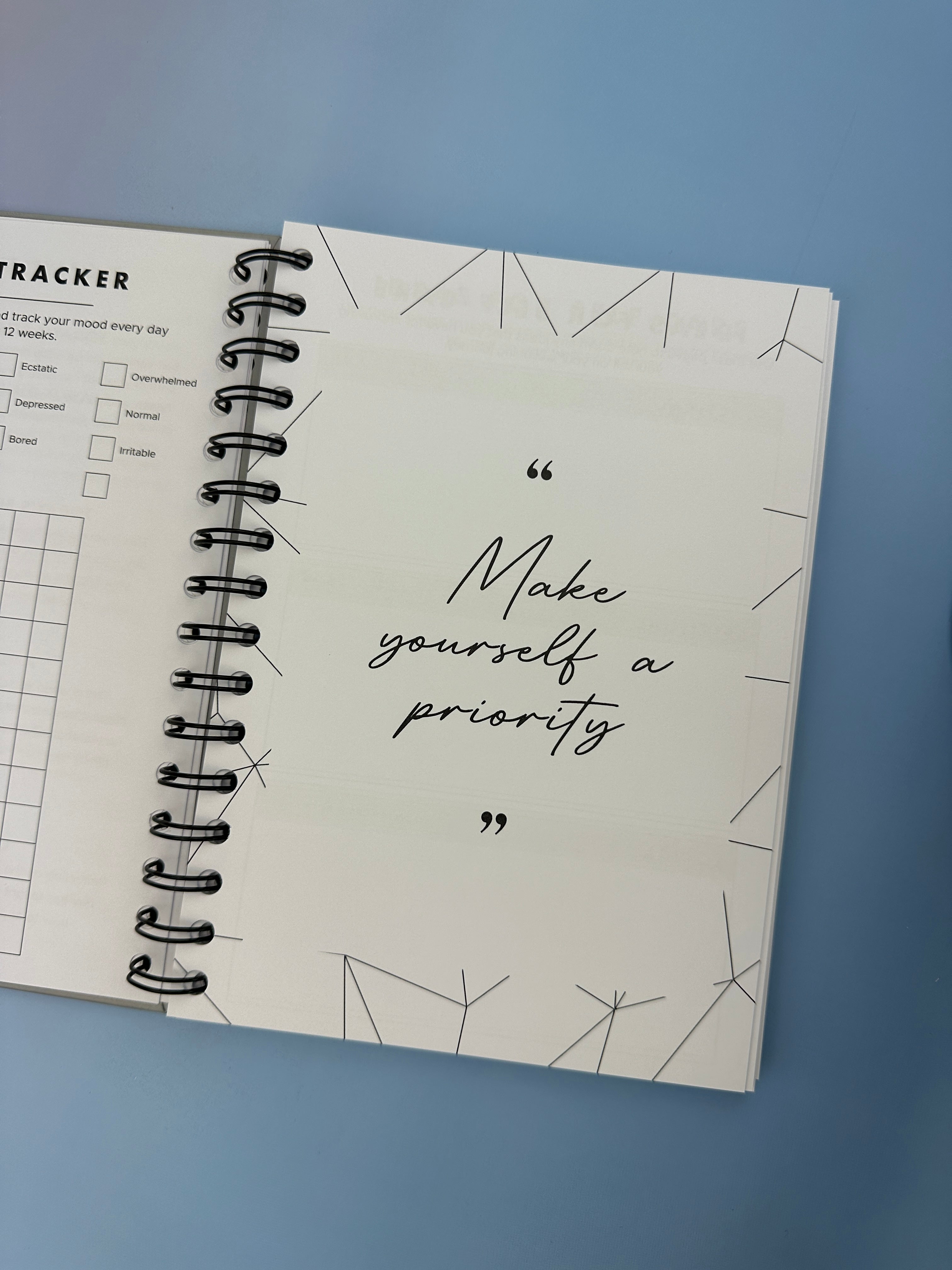 Wellbeing journal - Hardback, A5 (+ FREE CRYSTAL!)