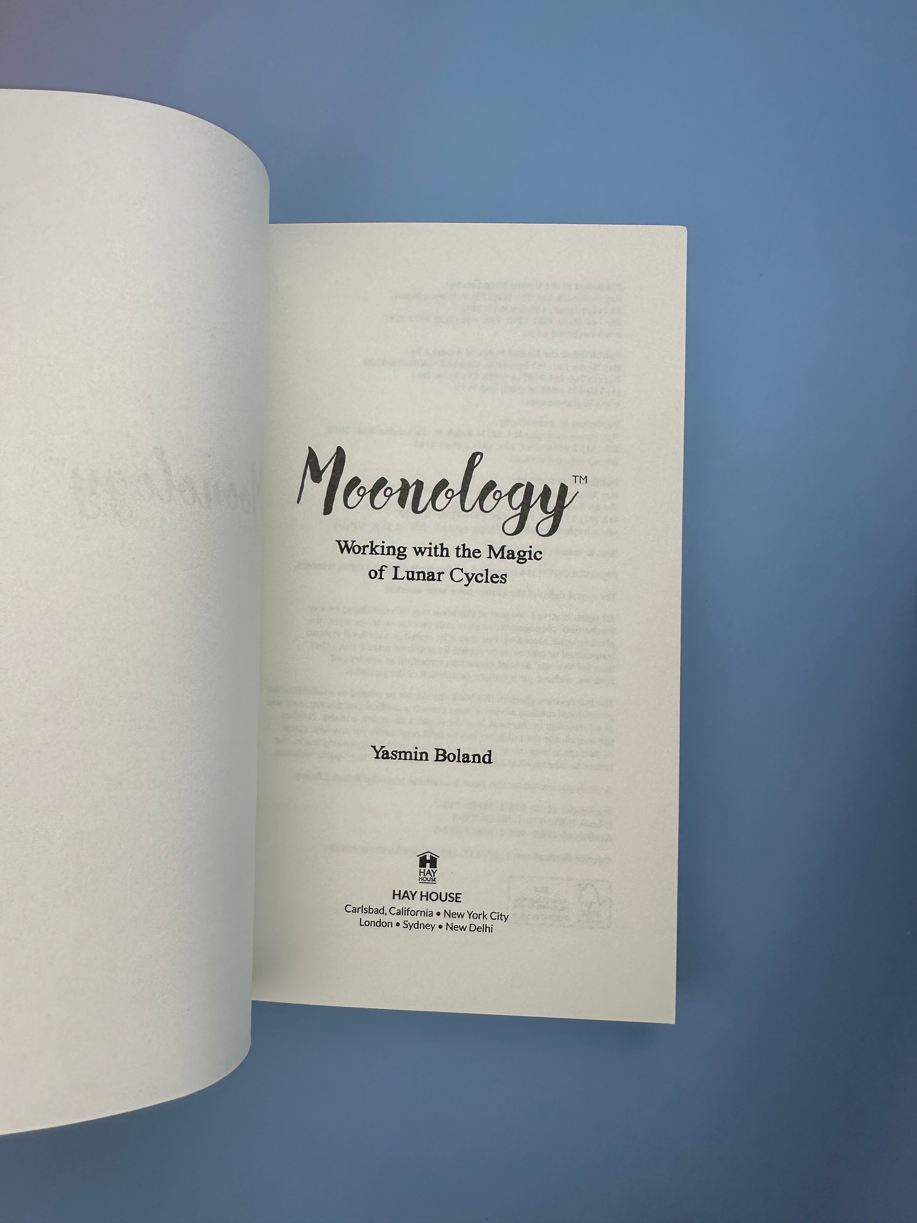 Moonology, Yasmin Boland
