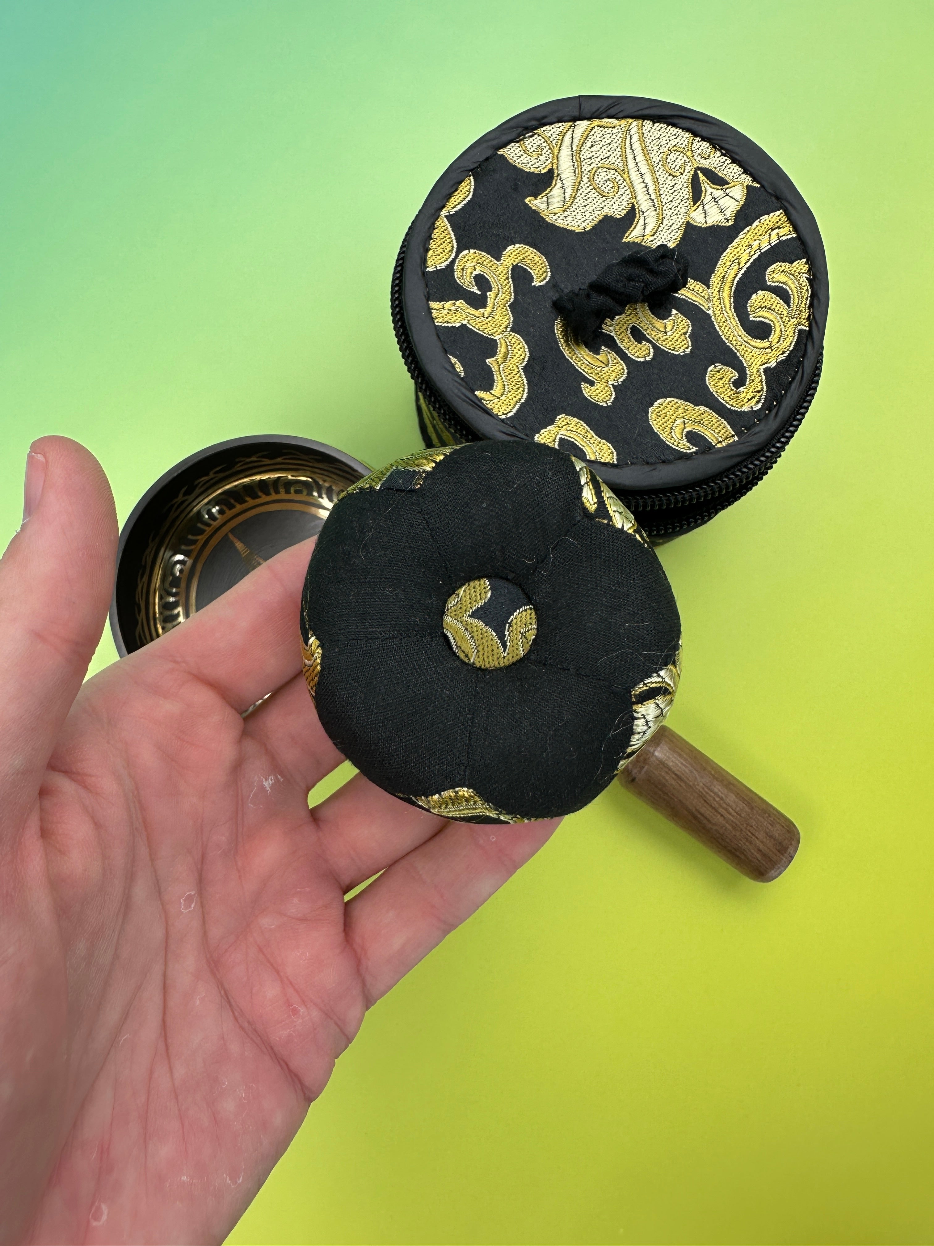Tibetan singing bowl set