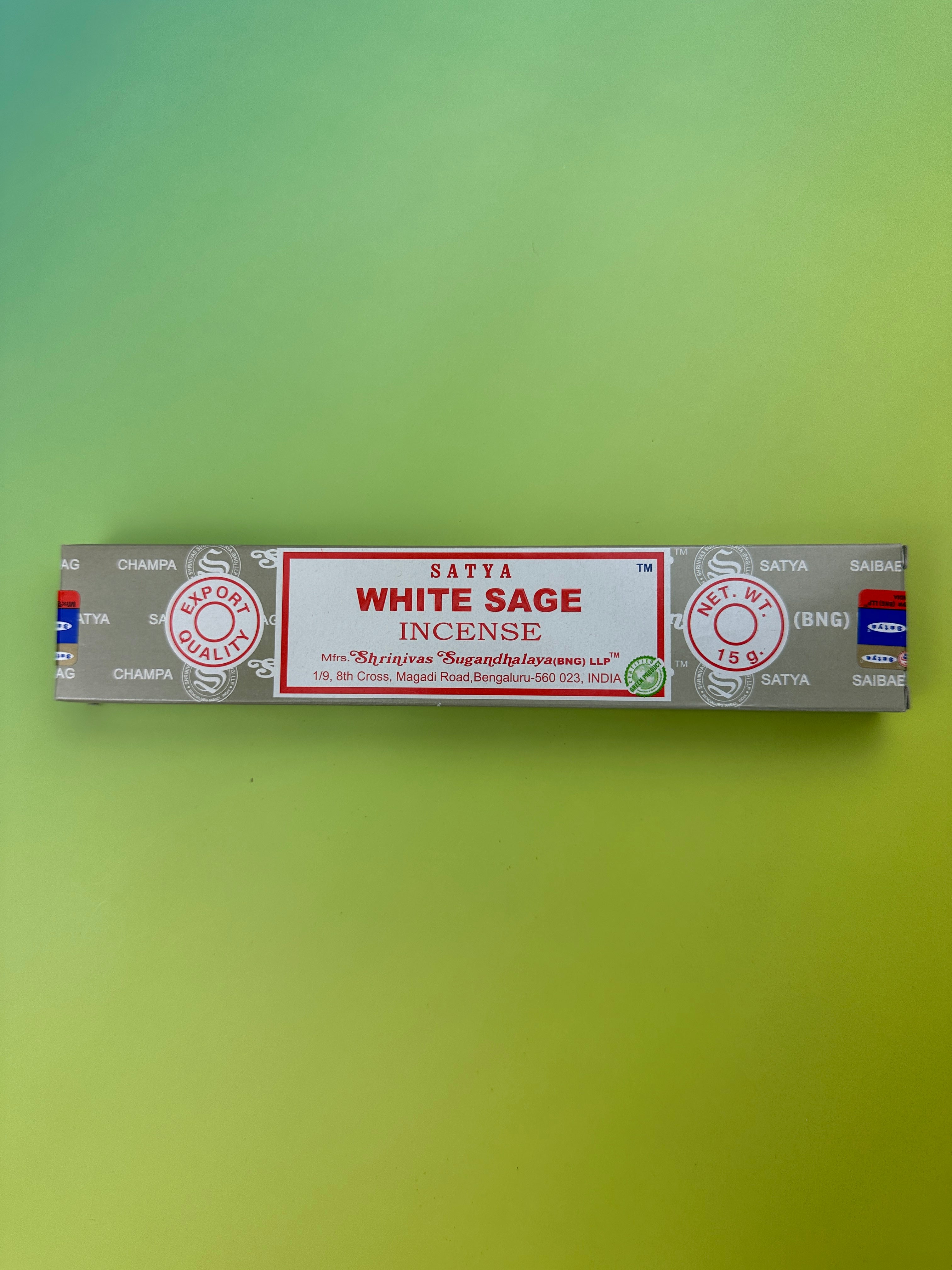White sage, satya incense sticks