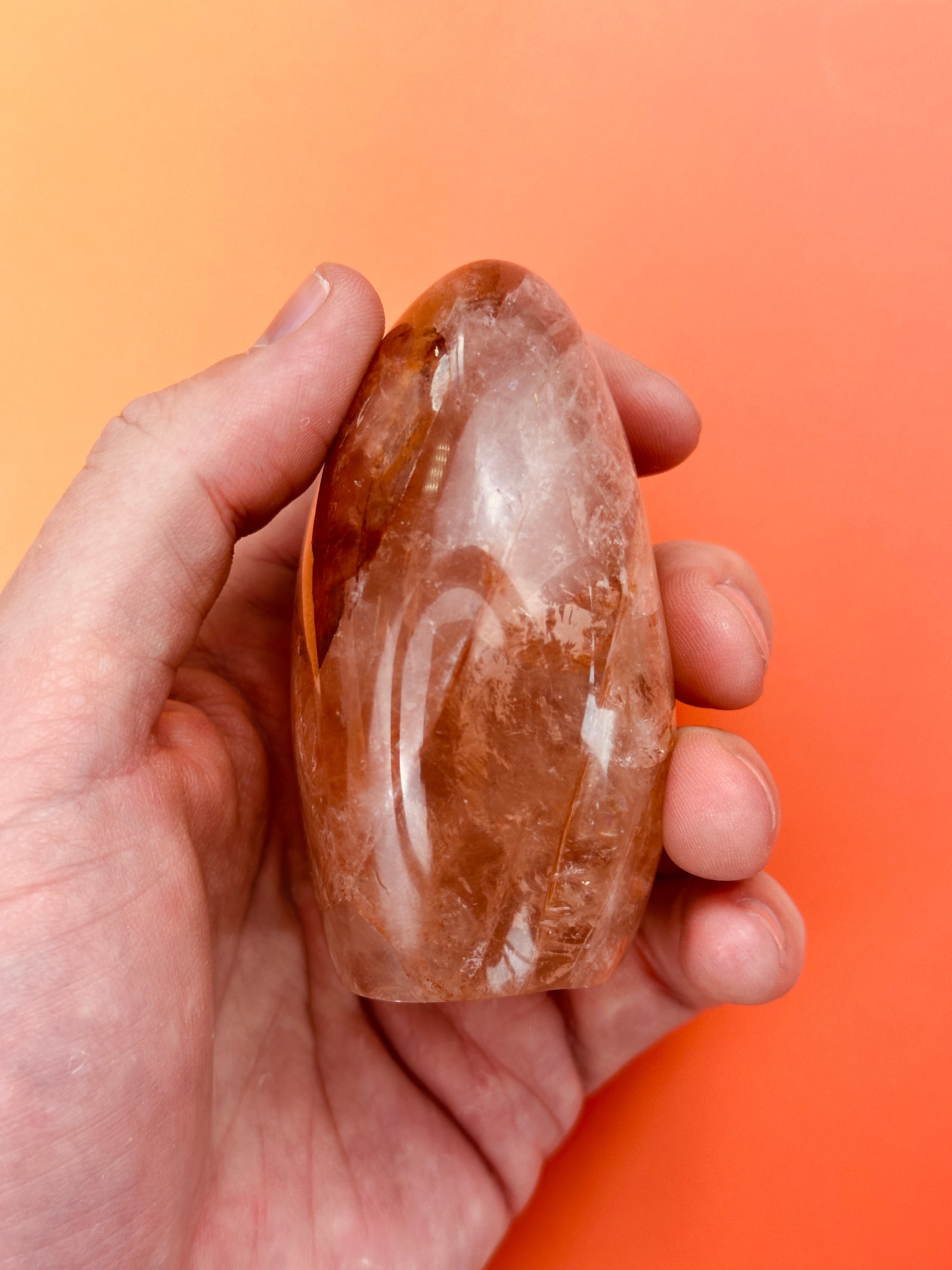 Red hematoid (Fire quartz) - Free form
