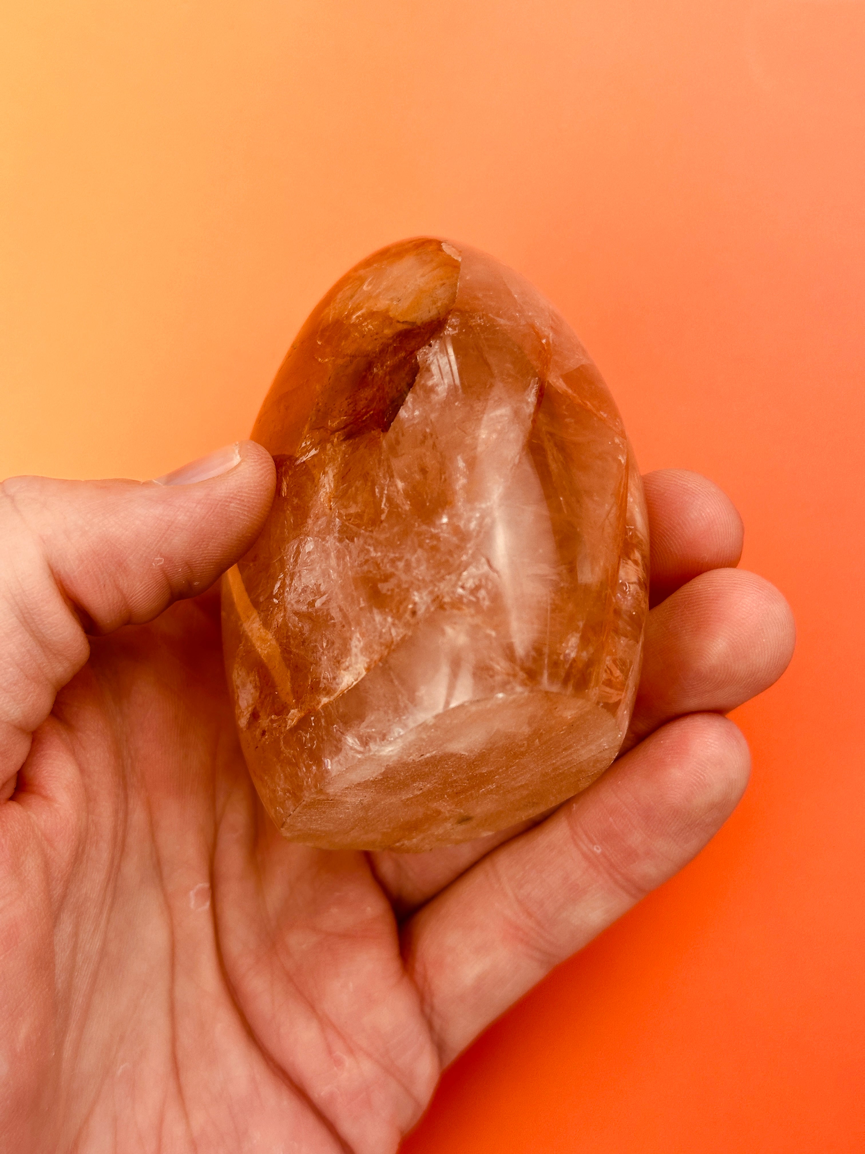 Red hematoid (Fire quartz) - Free form